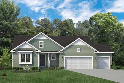 English Cottage with 3 Car - Walkout