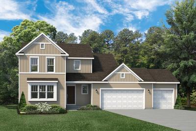 English Cottage with 3 Car - Walkout