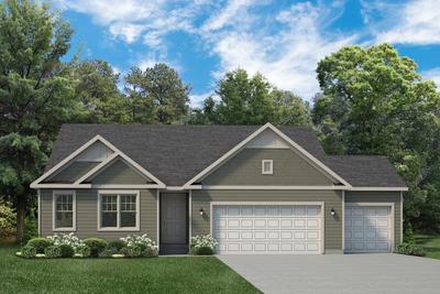 English Cottage with 3 Car - Walkout
