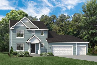 English Cottage with 3 Car - Walkout