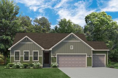Country Cottage with 3 Car - Walkout