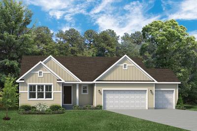 Country Cottage with 3 Car - Walkout