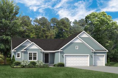 English Cottage with 3 Car - Walkout
