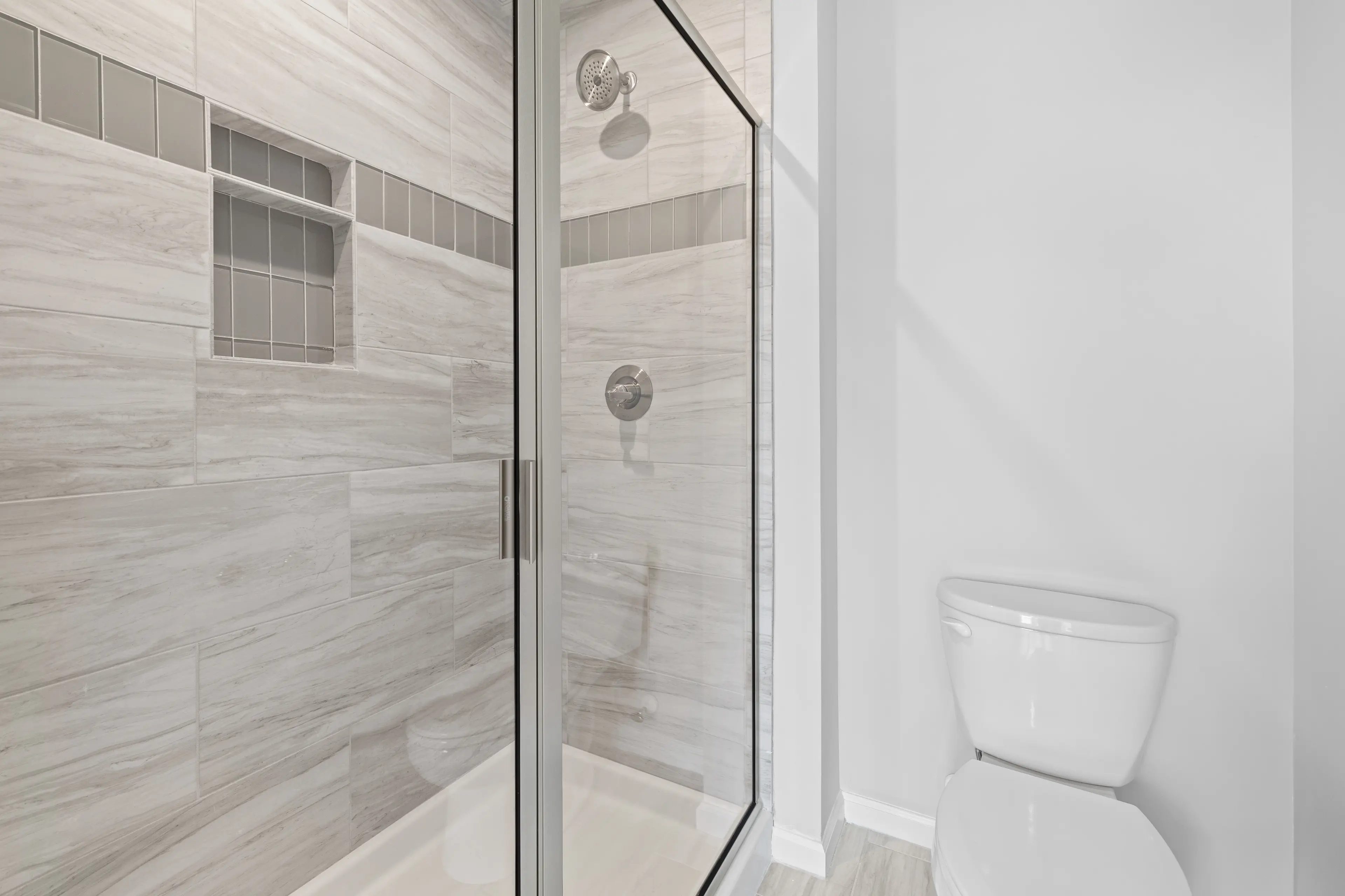 Slide - Tile Showers w Glass Door in Owner's Baths!