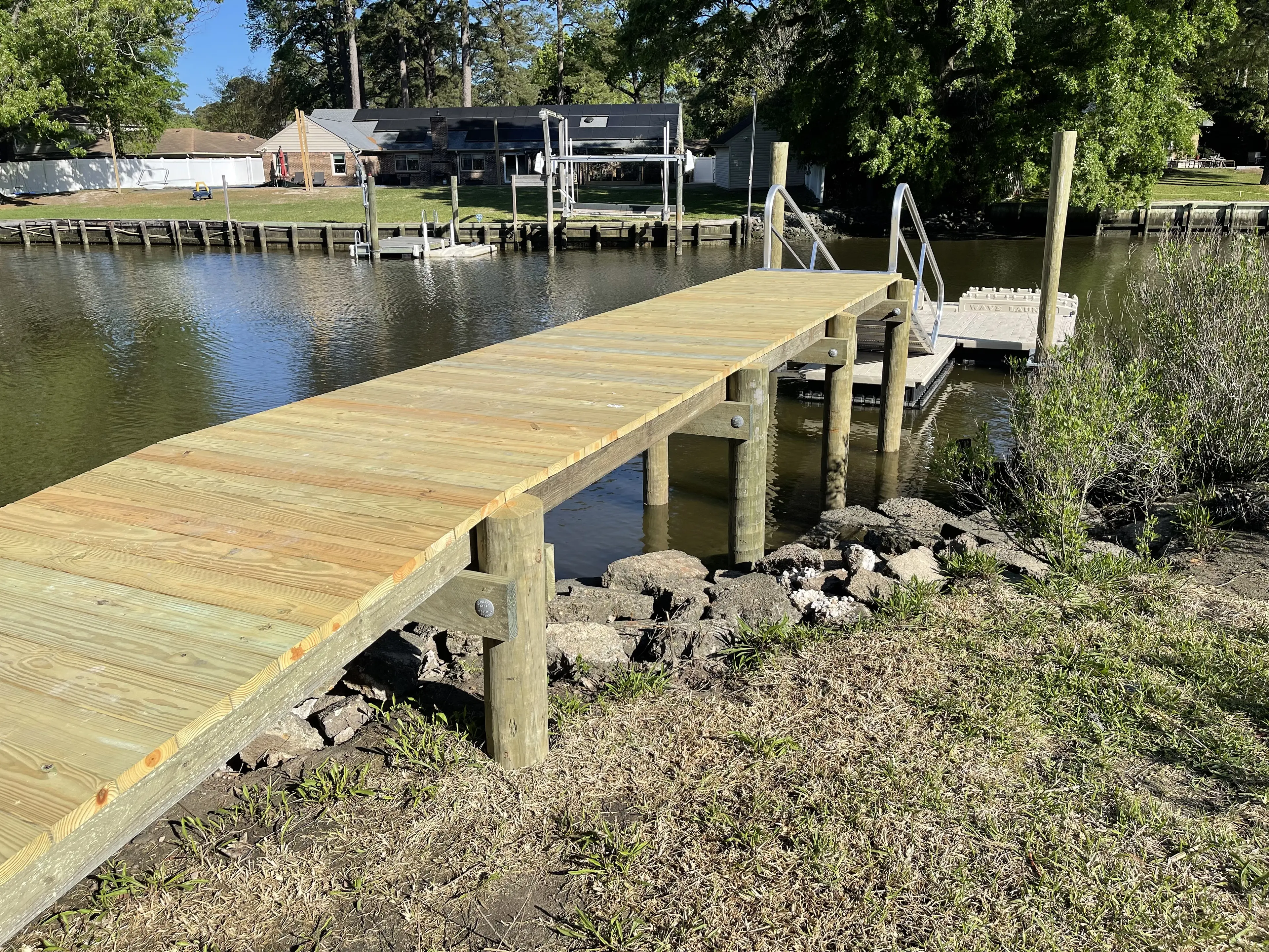 Slide - Community Dock for Residents to Enjoy!