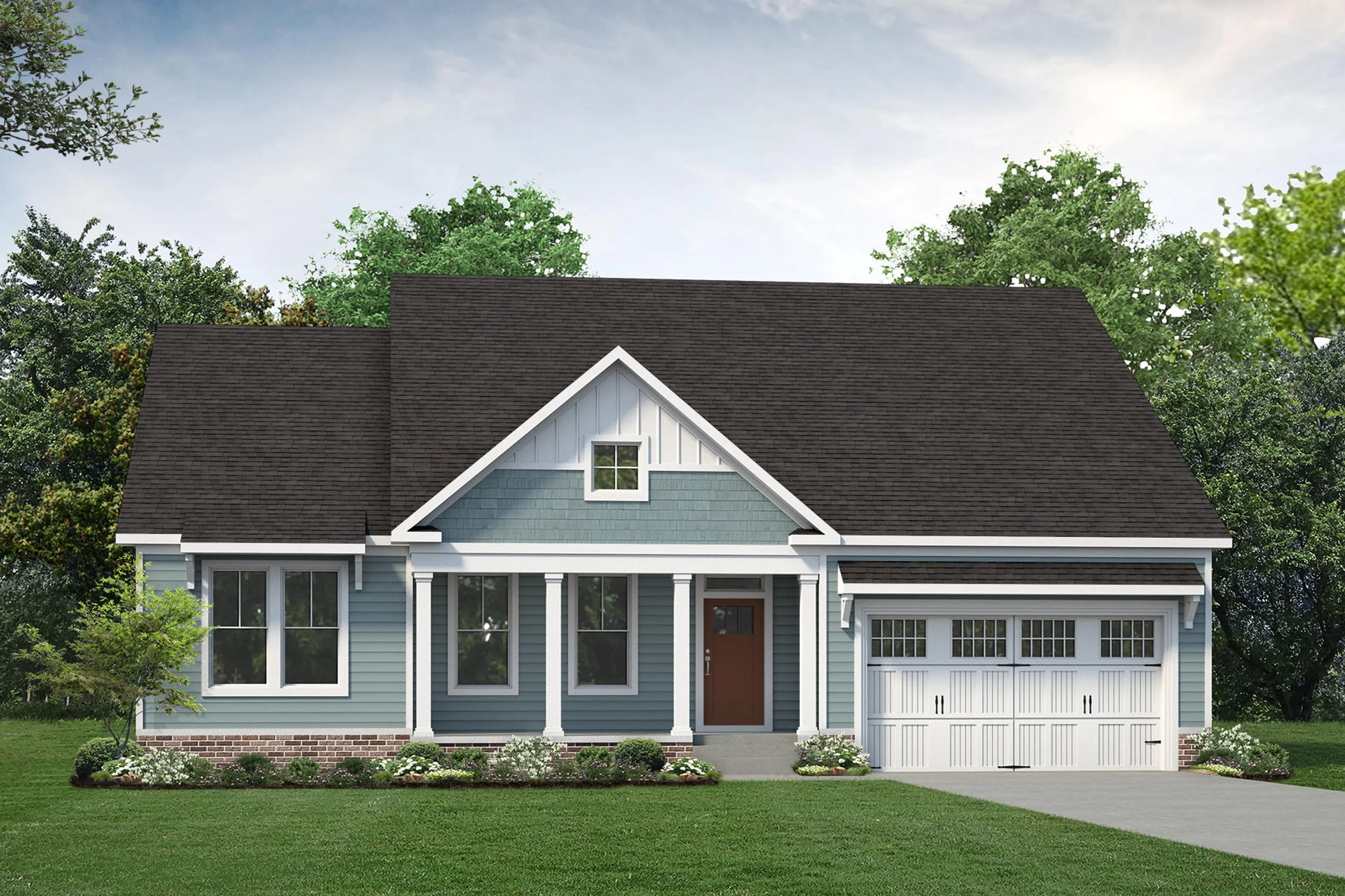 Slide - Board and Batten and Shake Accents 