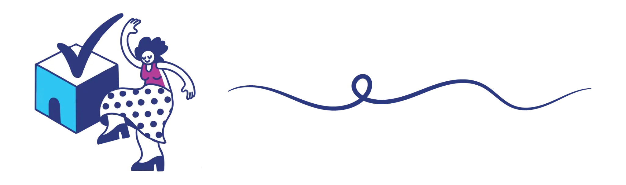 Drawing of new homebuyer getting pre-qualified