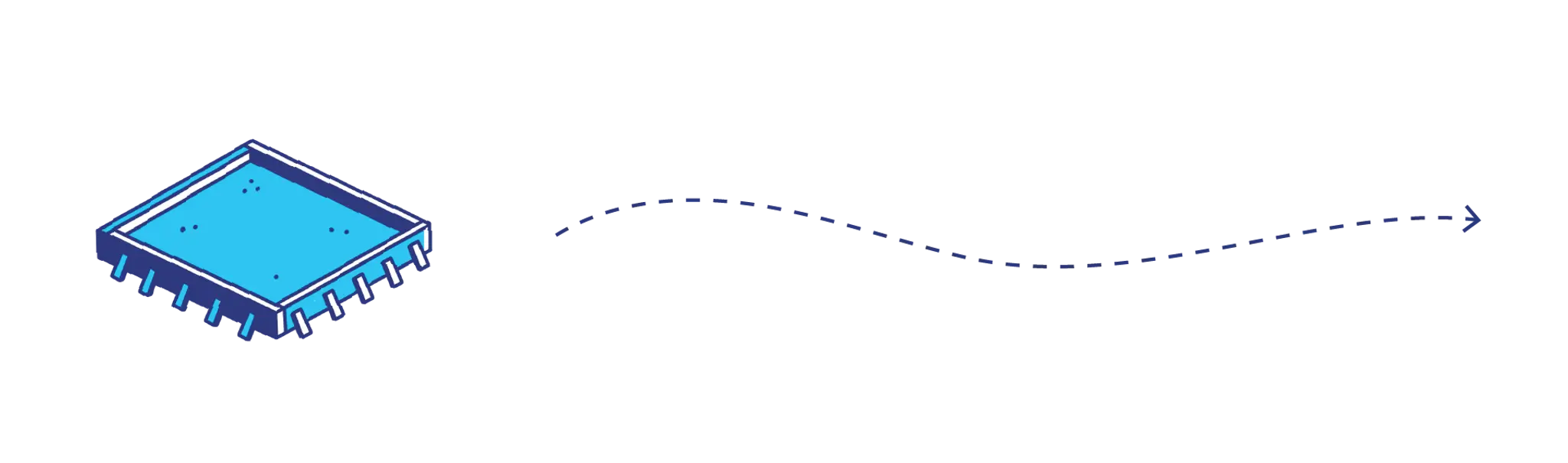 Drawing of home in foundation