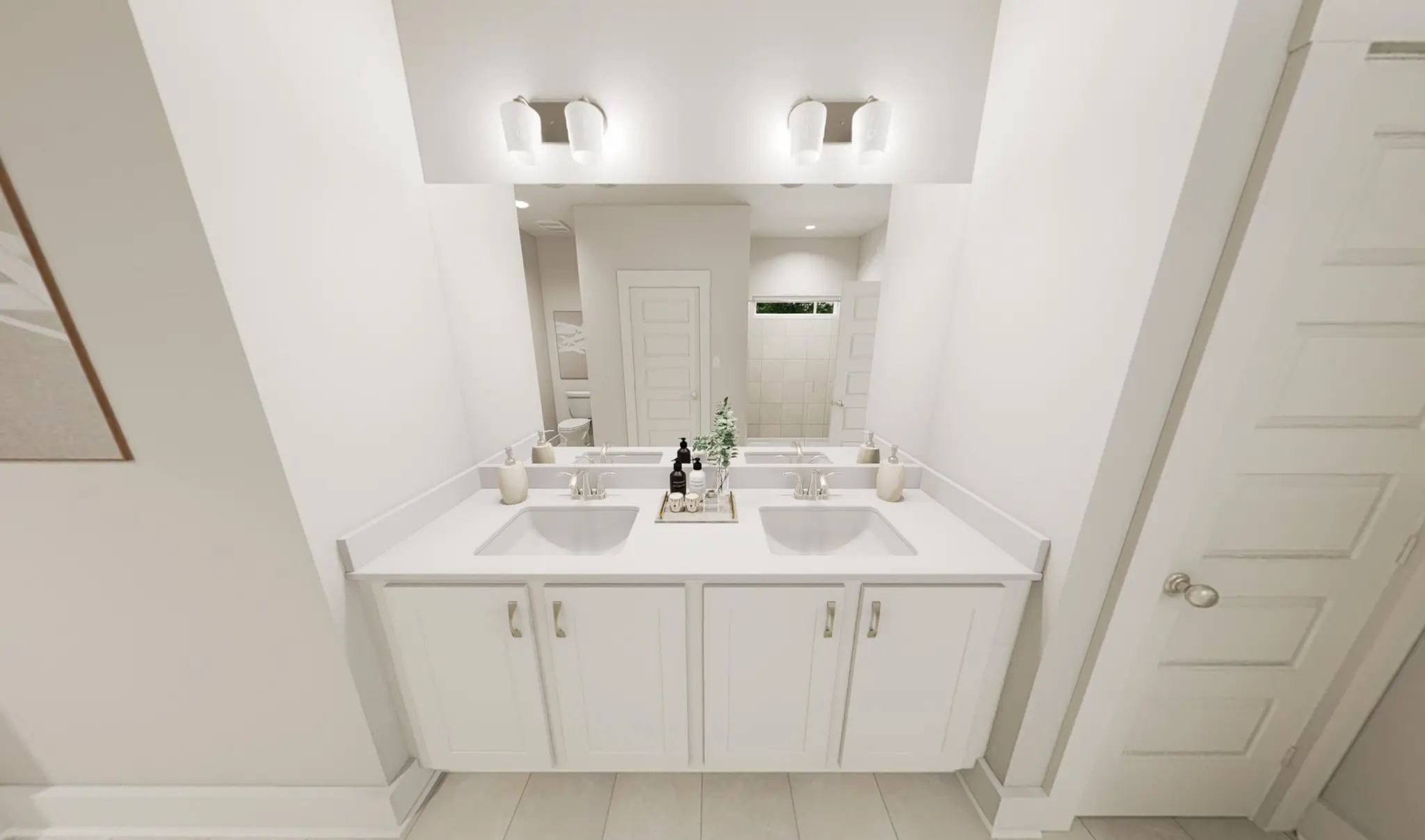 Classic White Button Down - Primary Bath - Raindrops on Roses_SPYzuXQmeFYQ2en7 - Thumbnail