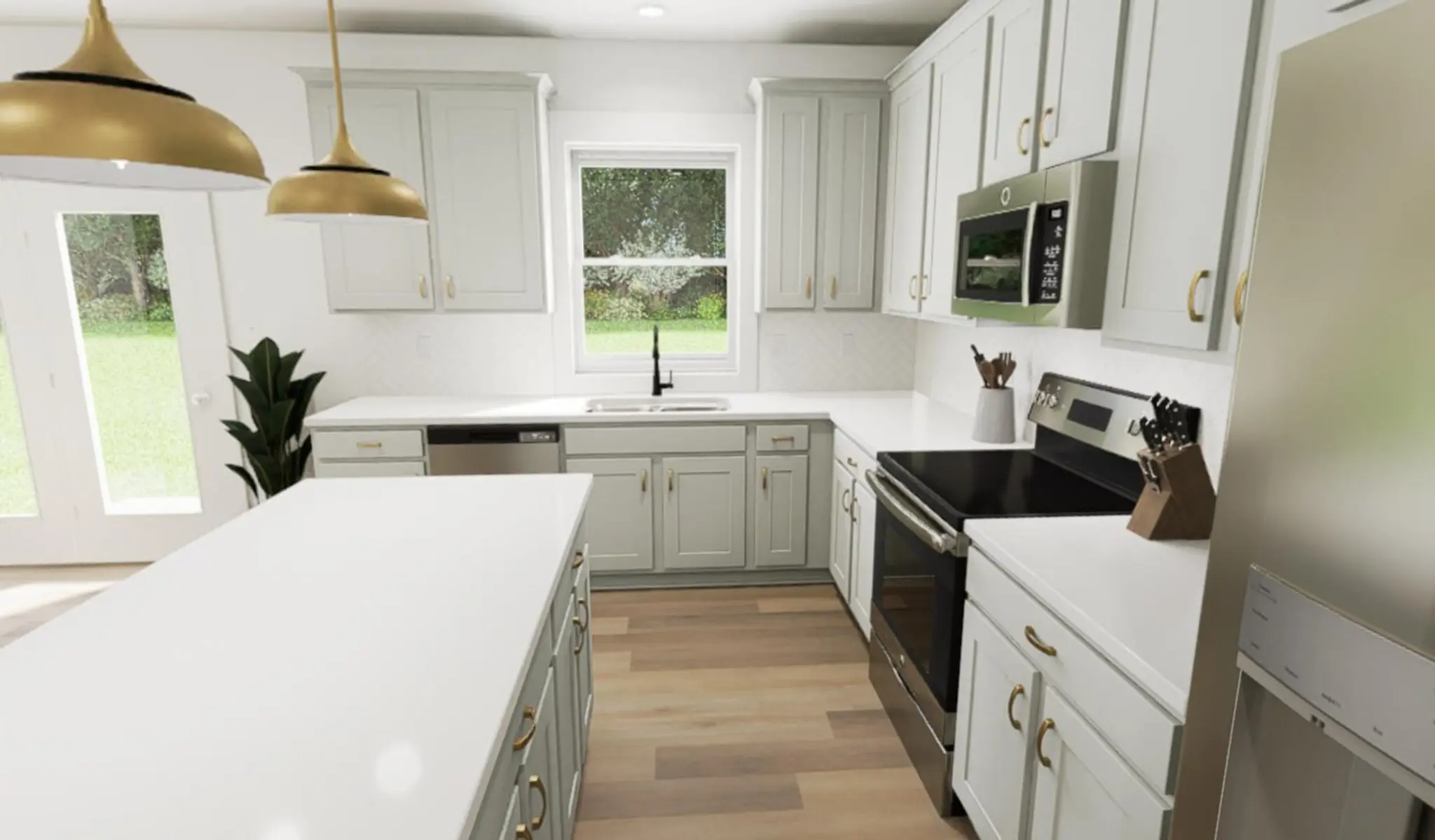 Sonny Cher - Kitchen - Blue Satin_Jg4FXwf33RXm57BS - Thumbnail