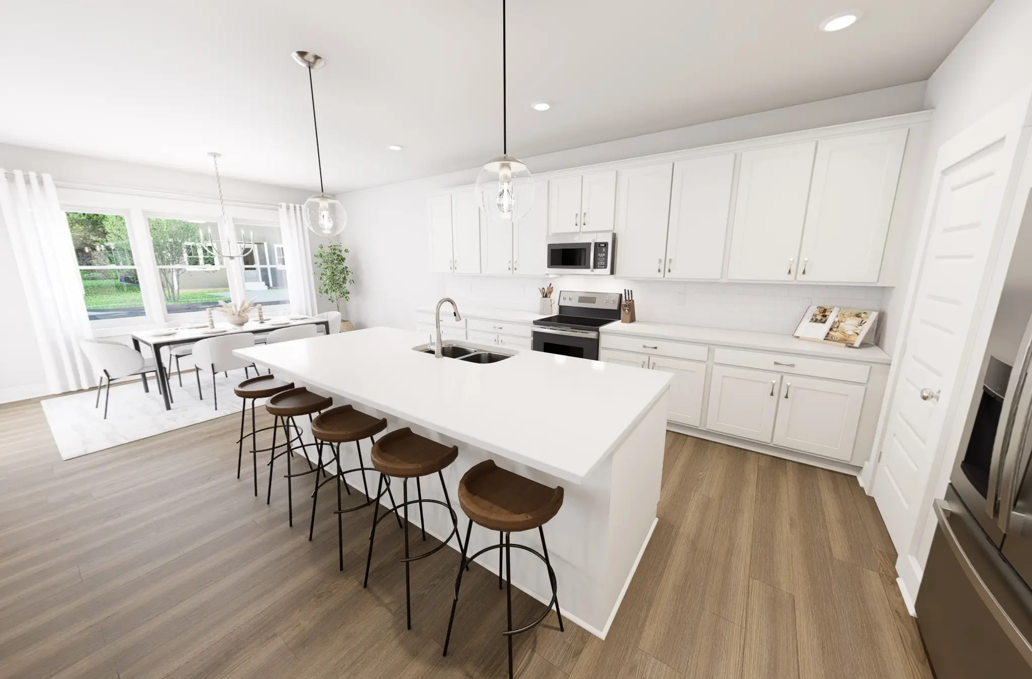 Kitchen (featuring Classic White Button Down)