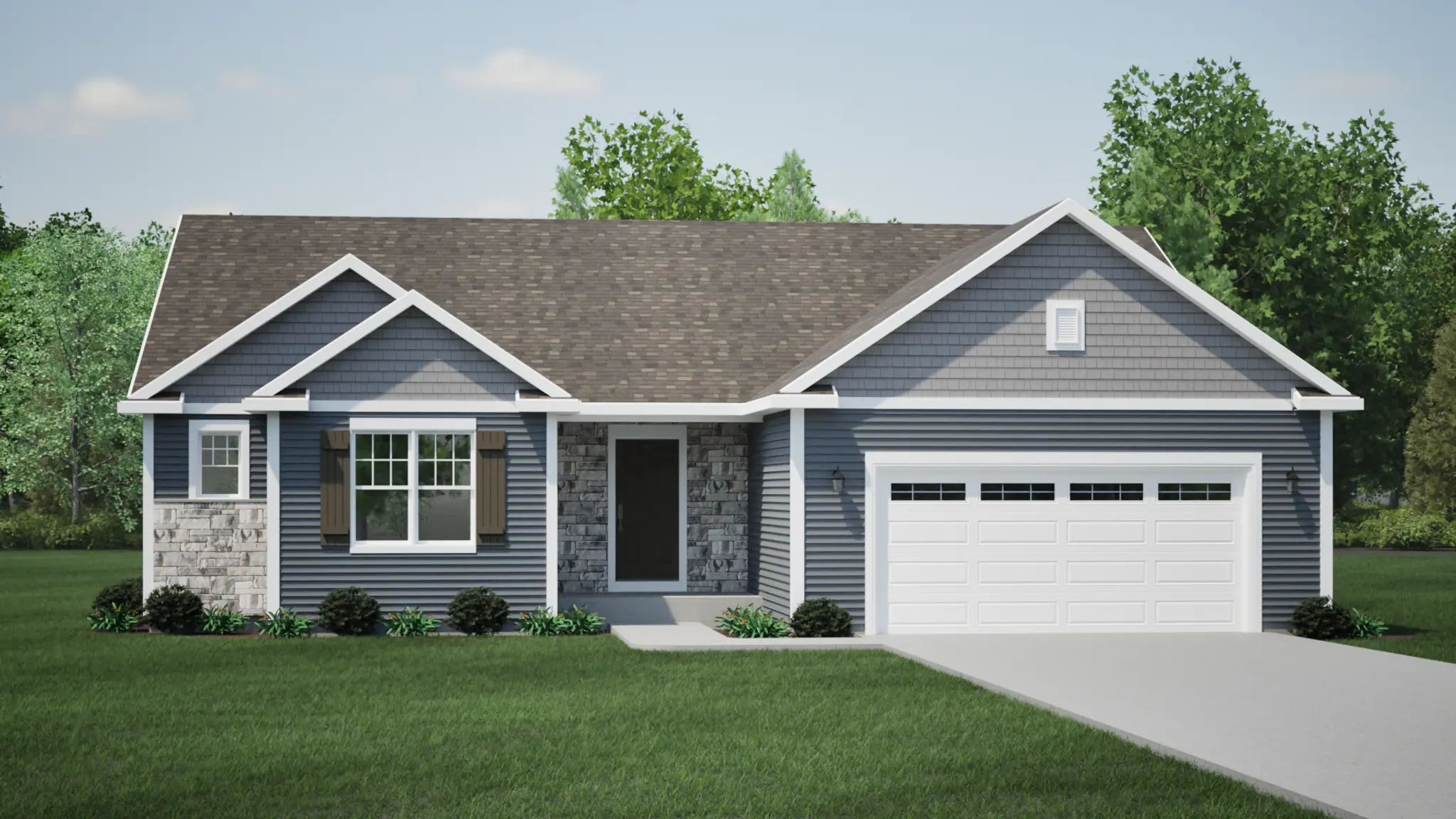 The Caspian- Craftsman Elevation
