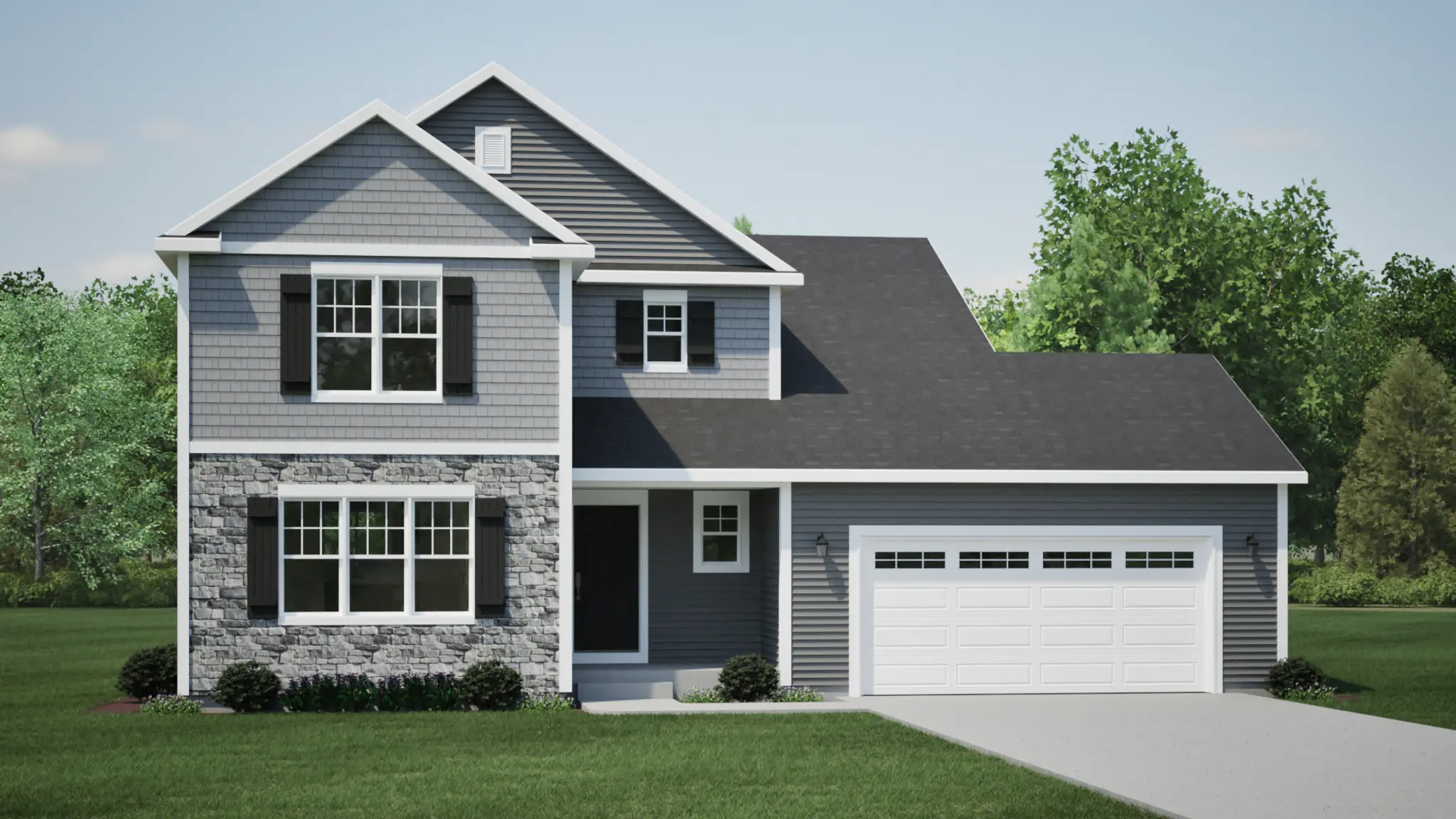 The Dover- English Cottage Elevation
