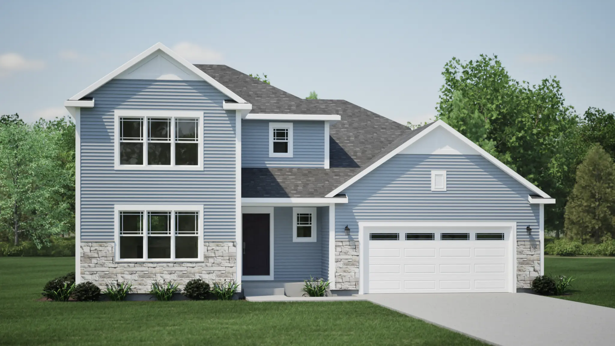 The Dover- Prairie Elevation
