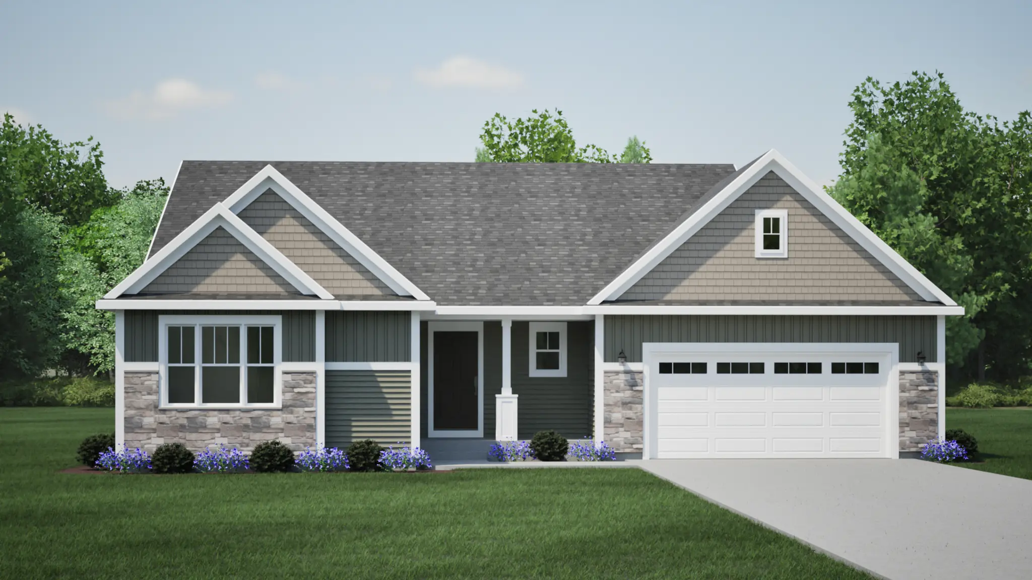 The Drake- Country Cottage Elevation
