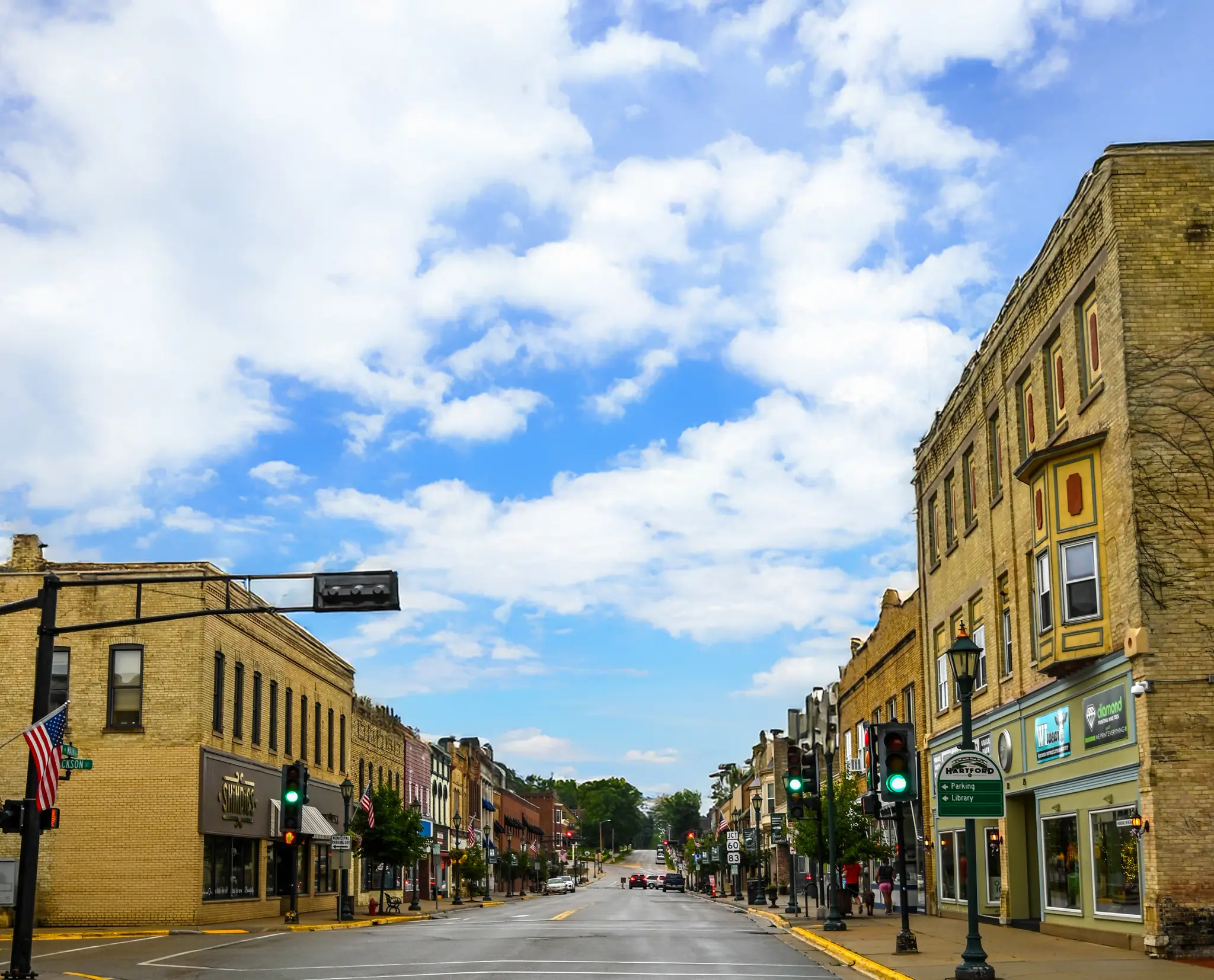 Downtown Hartford, WI 