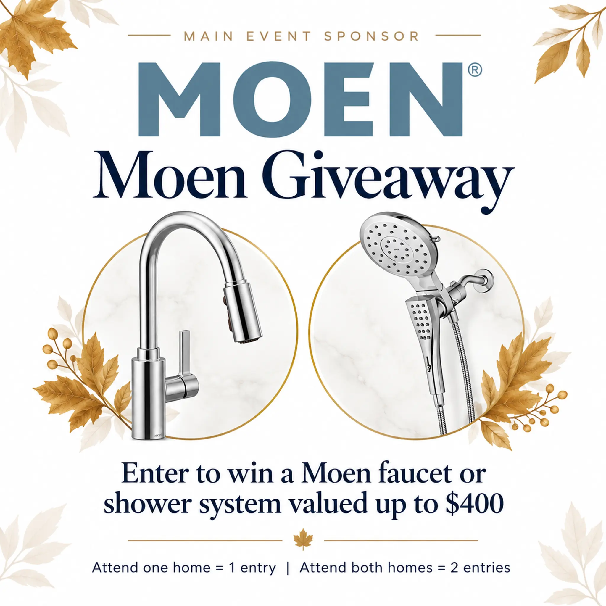 Thumbnail: Fall Open House, Fall Drinks & Moen Faucet Giveaway to one lucky attendee