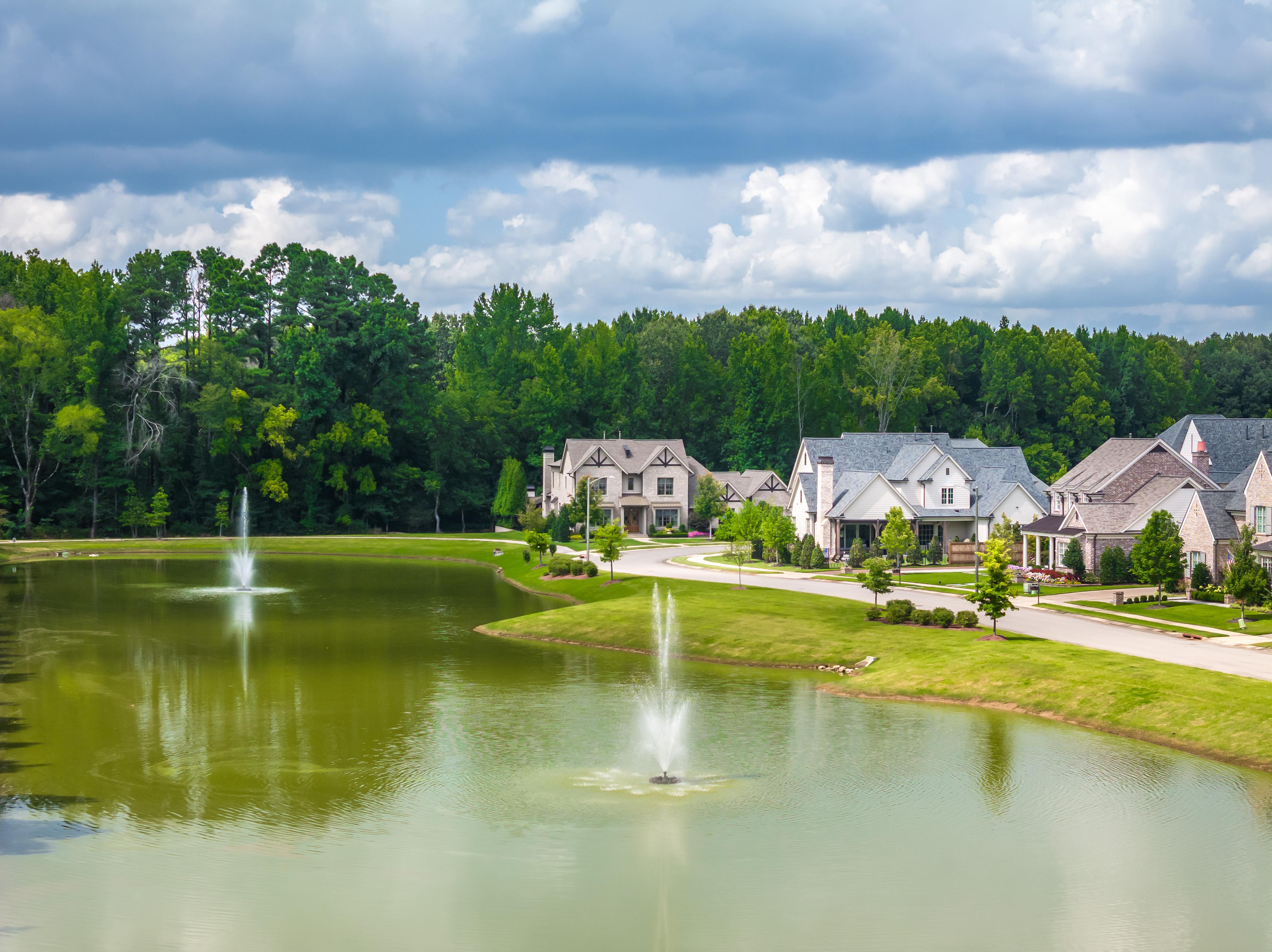 Image: Pond with Fountains