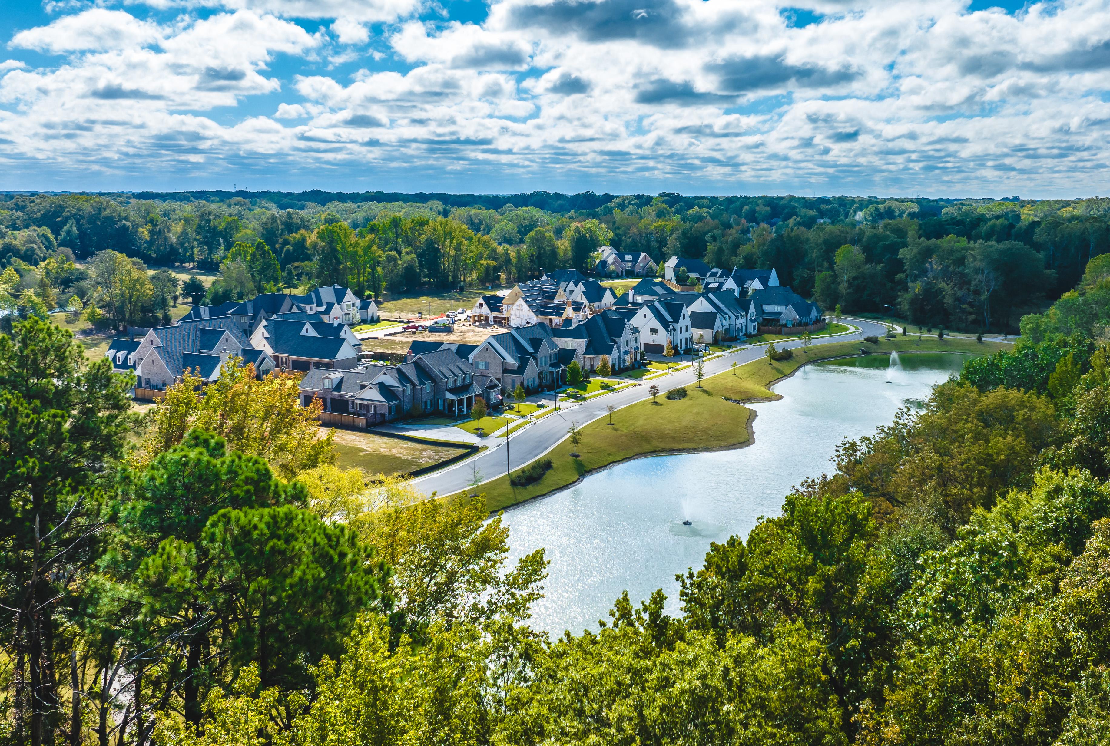 Image: Pond with Fountains