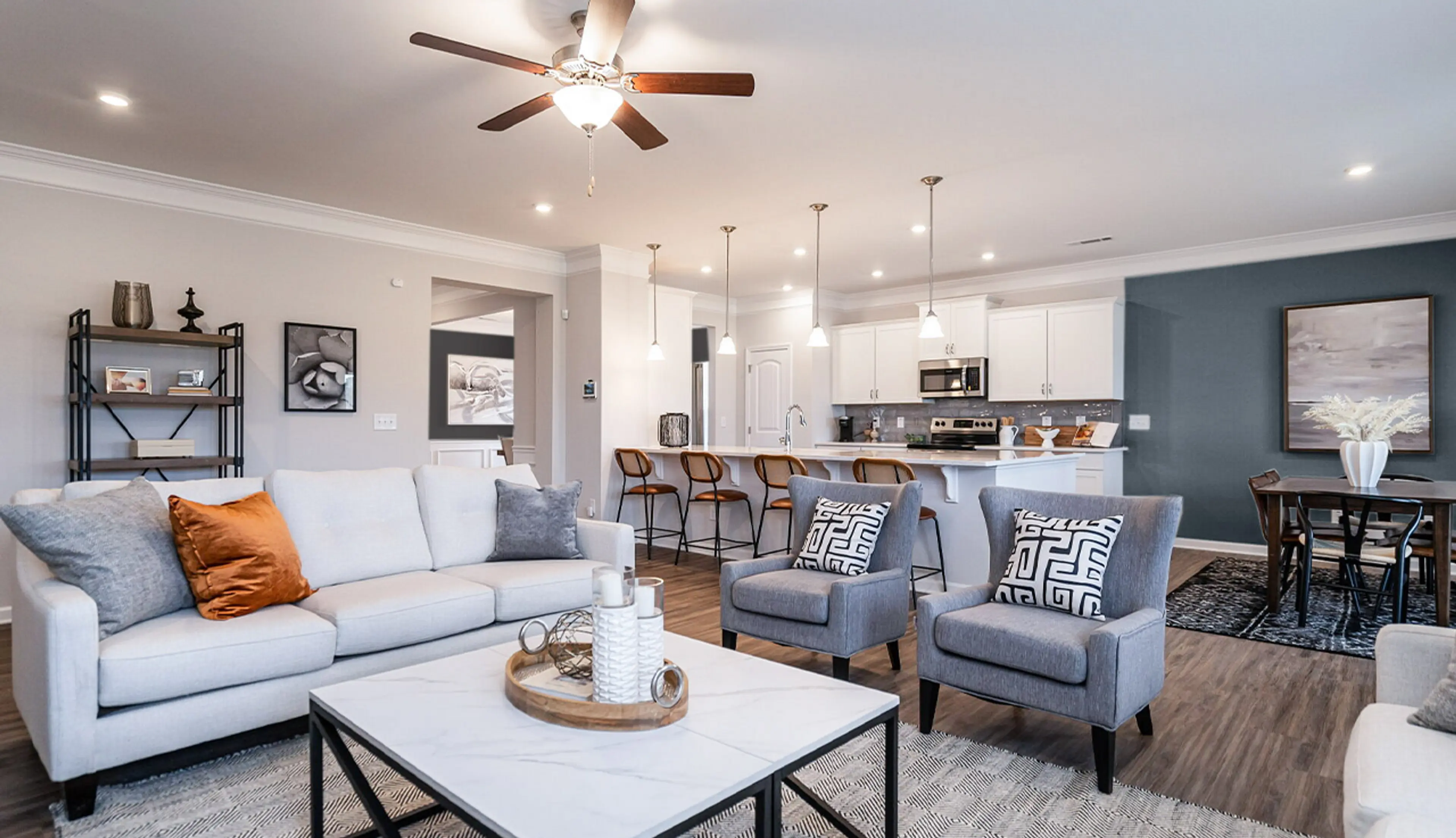 Slide - Open-Concept Living Areas