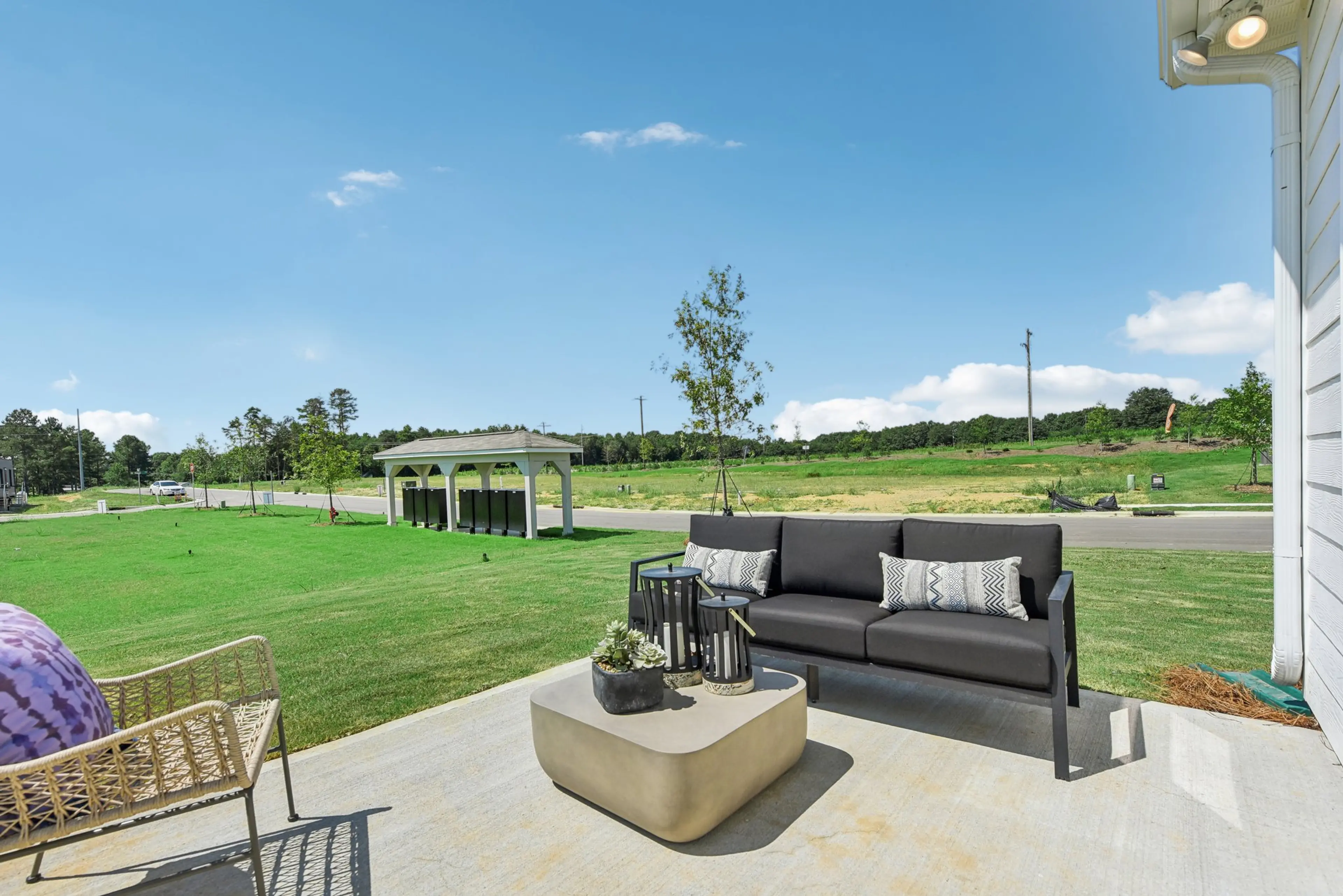 Slide - The Avery - Back Patio