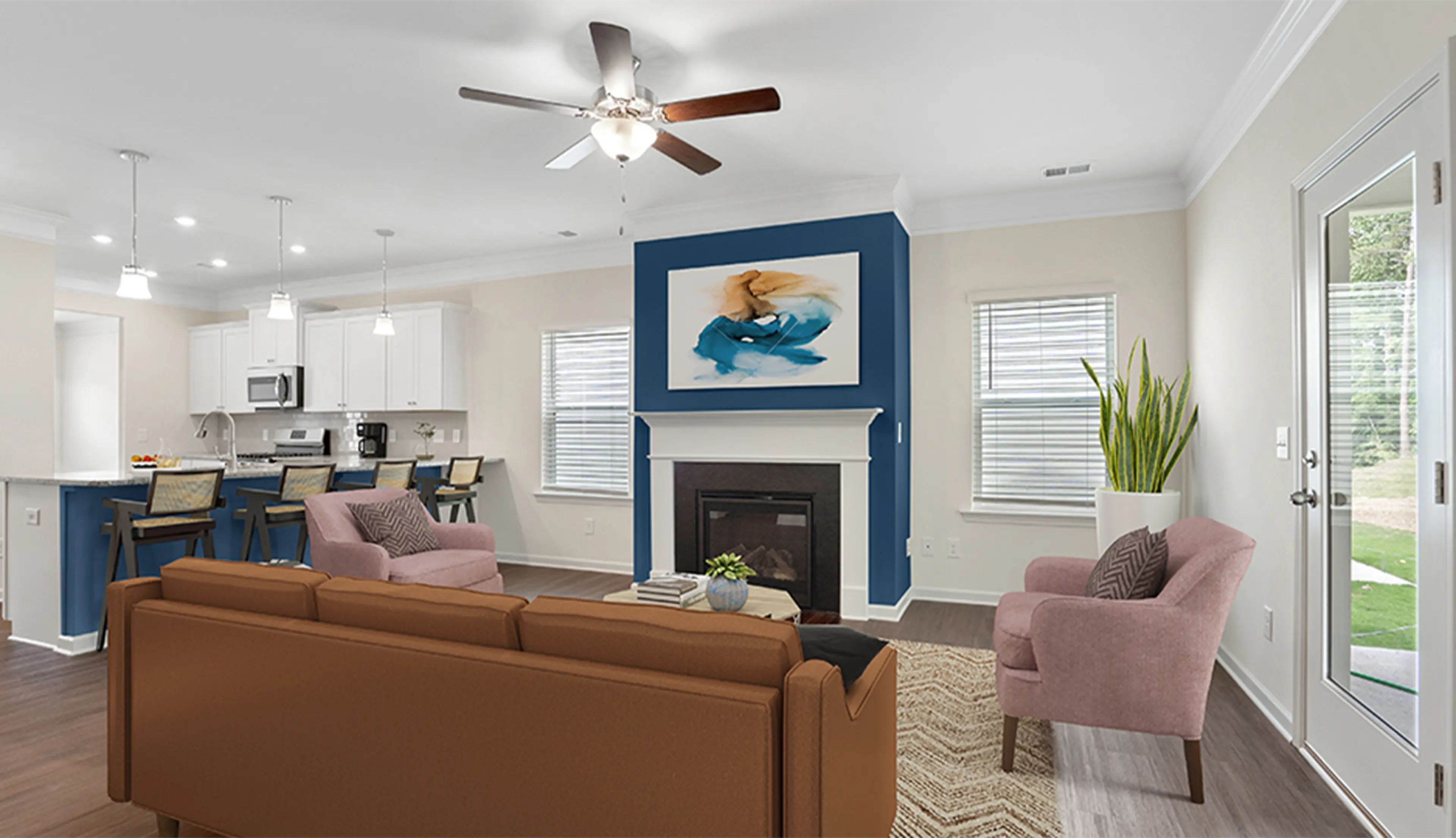 Slide - Open-Concept Living Areas