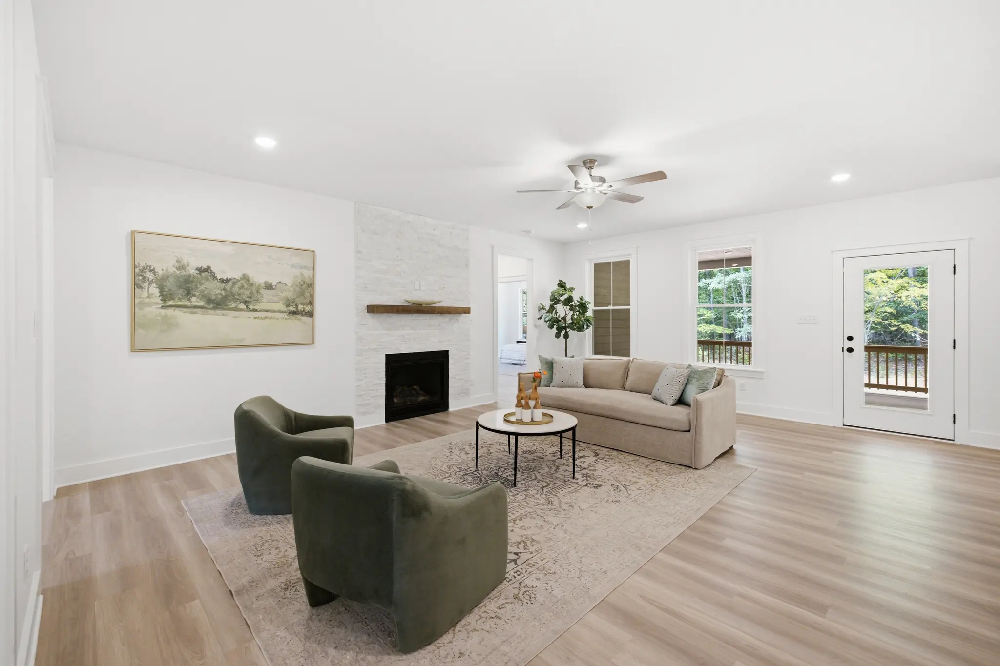 Windsor Family Room (Optional Fireplace)
