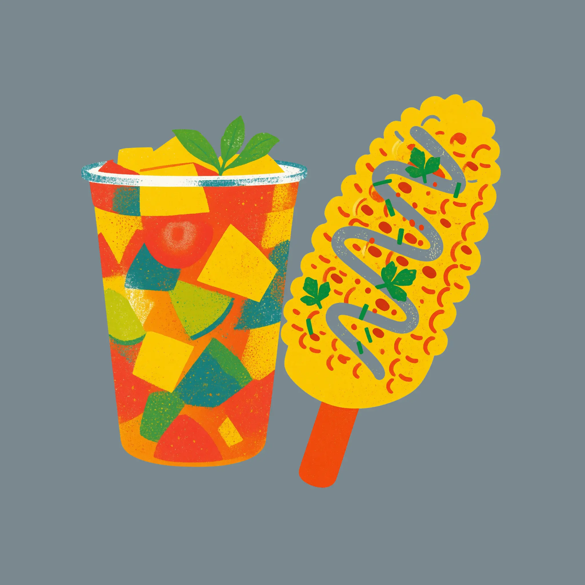 Thumbnail: Fruit & Elote