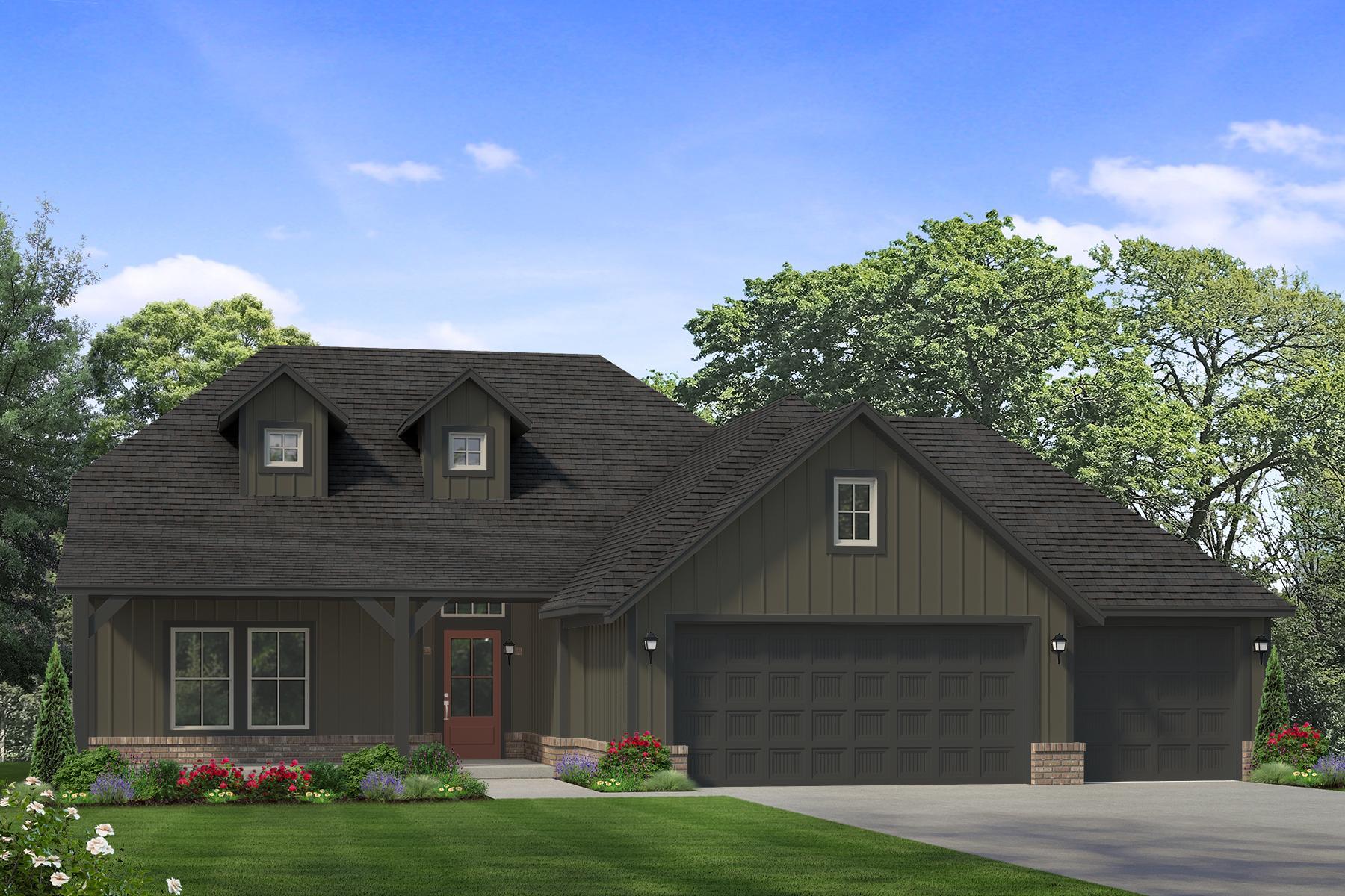 Thumbnail - Farmhouse Three Car