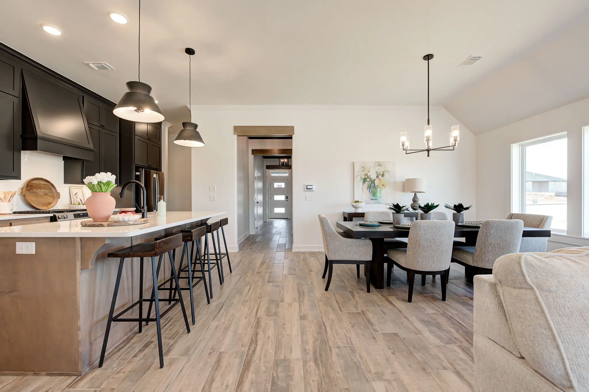 Example of Staged Boston floor plan - Features and Finishes may vary based on product availability