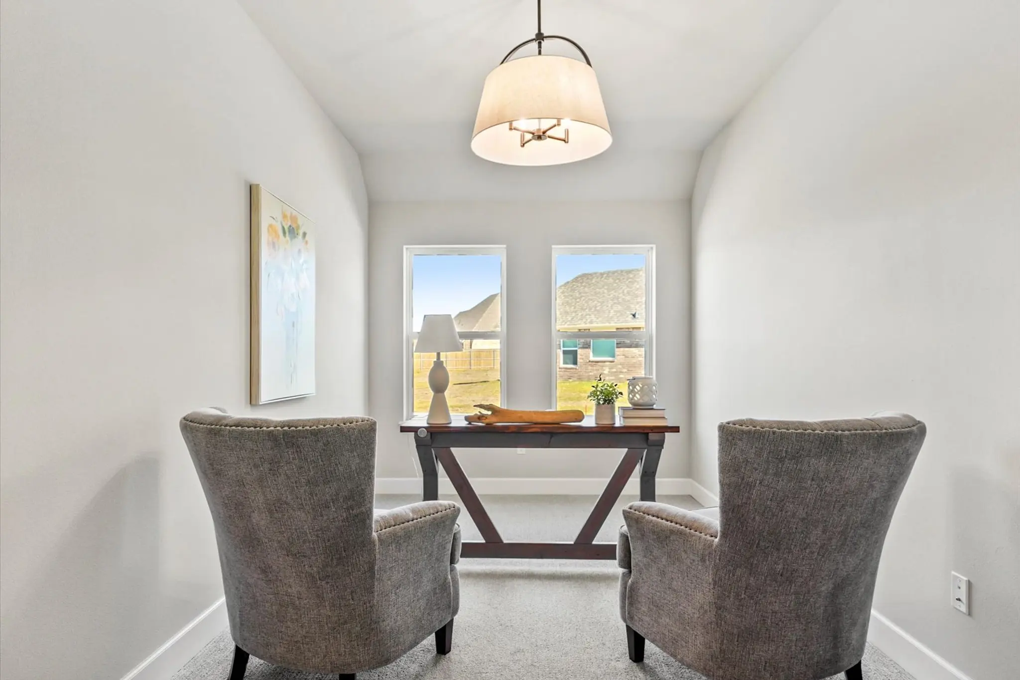 Example of Staged Brant Point floor plan - Features and Finishes may vary based on product availability