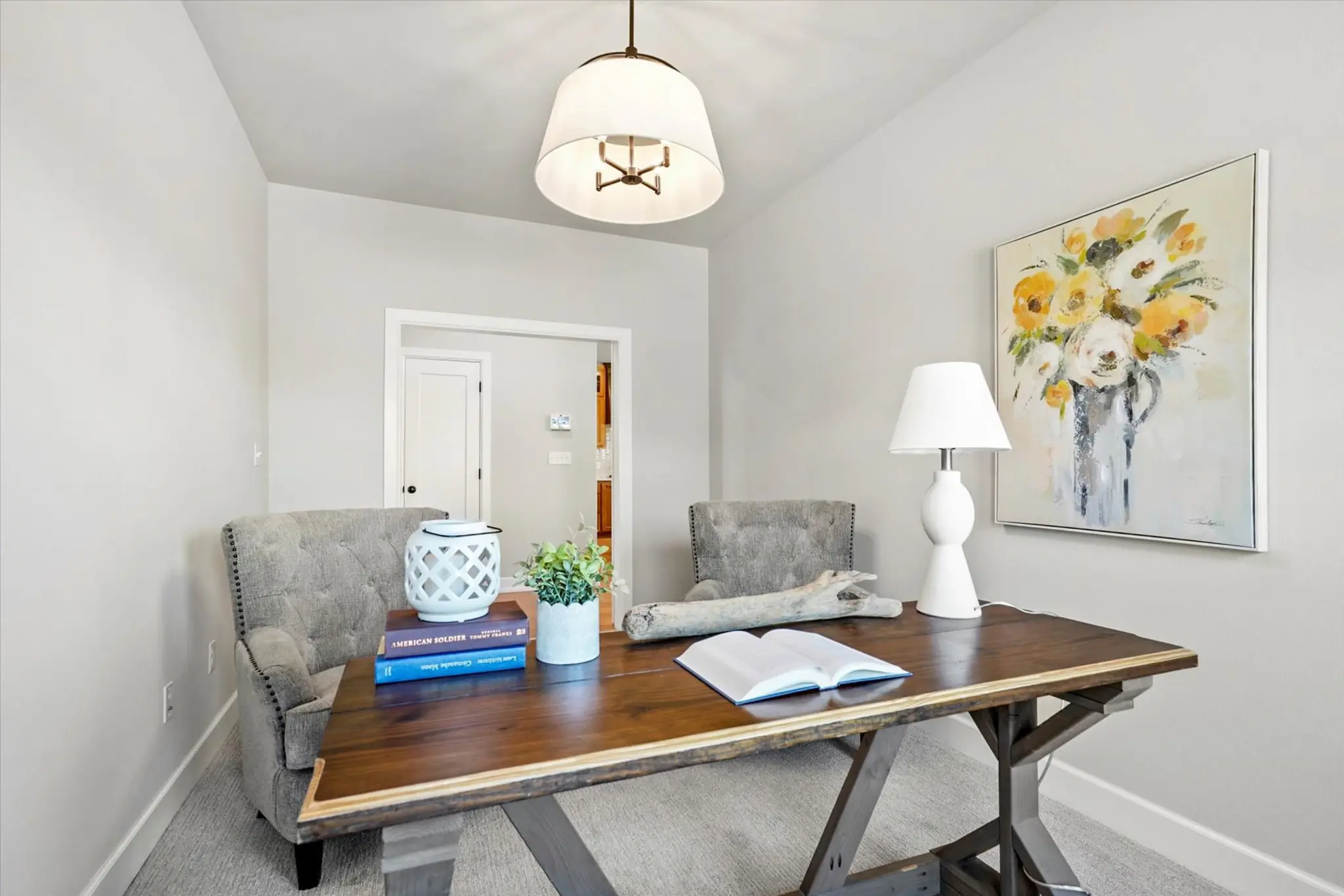 Example of Staged Brant Point floor plan - Features and Finishes may vary based on product availability