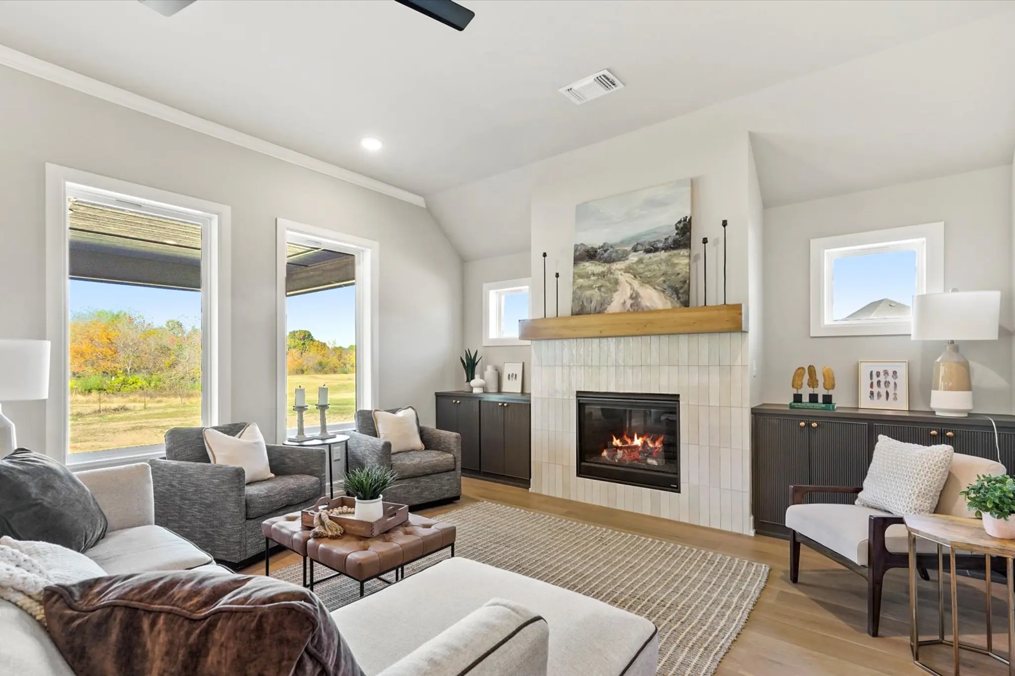 Example of Staged Brant Point floor plan - Features and Finishes may vary based on product availability