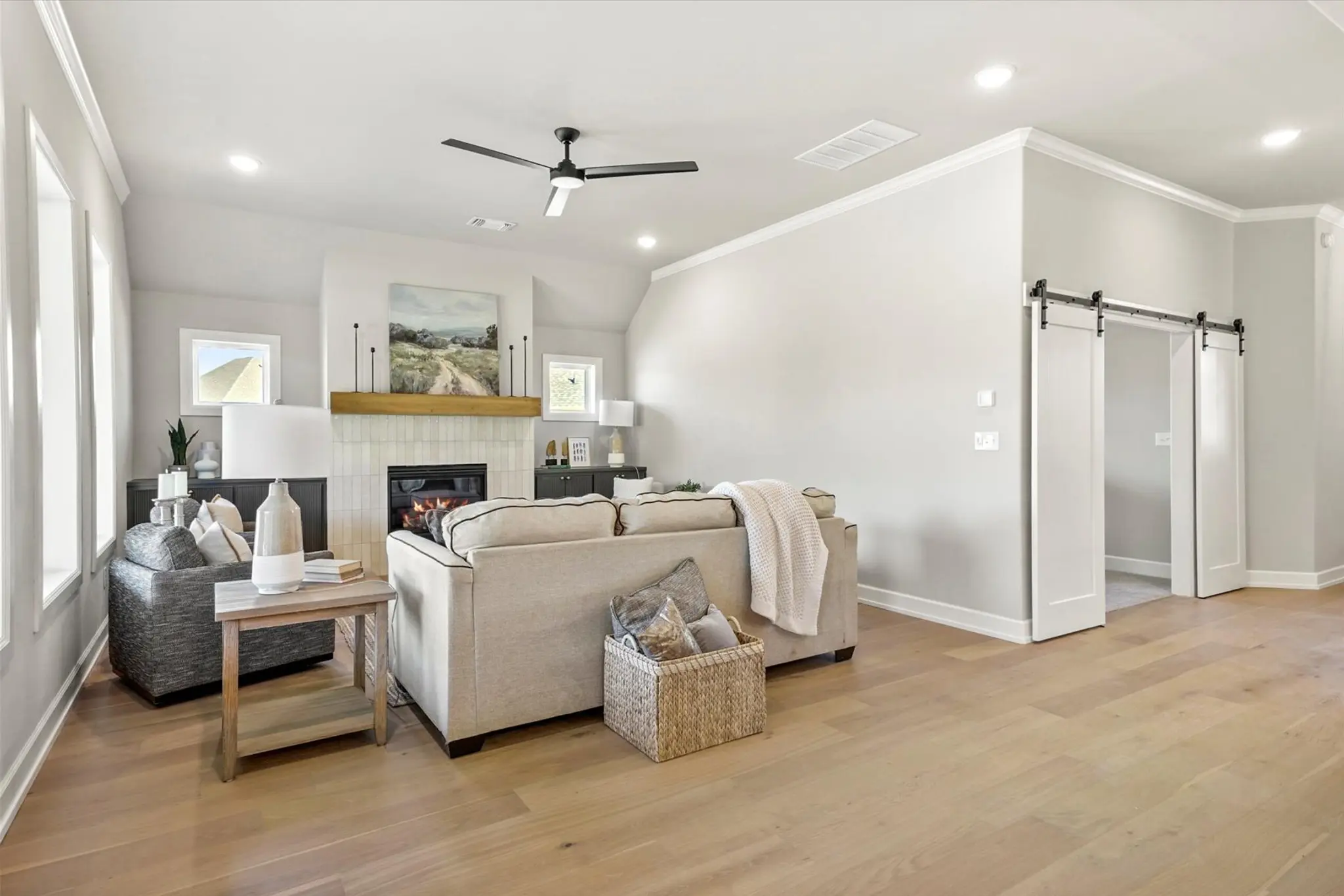 Example of Staged Brant Point floor plan - Features and Finishes may vary based on product availability