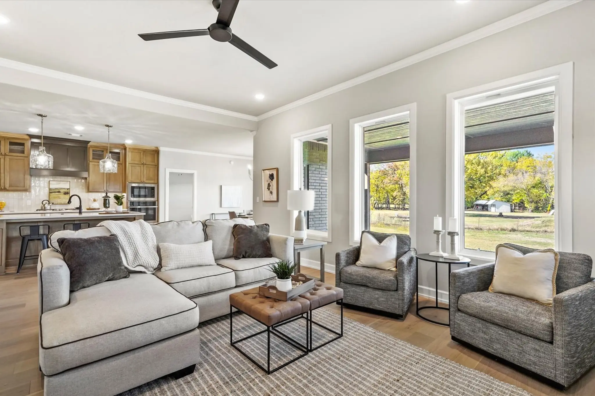 Example of Staged Brant Point floor plan - Features and Finishes may vary based on product availability