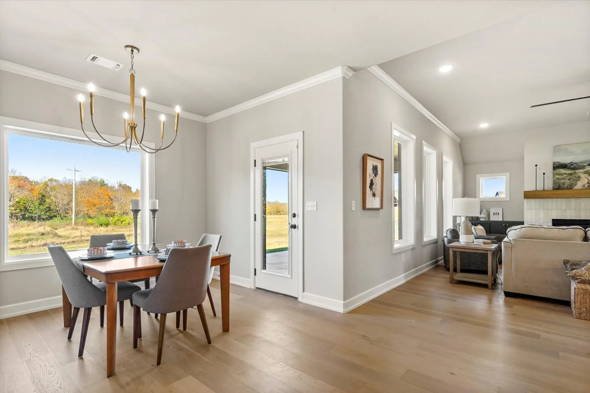 Example of Staged Brant Point floor plan - Features and Finishes may vary based on product availability