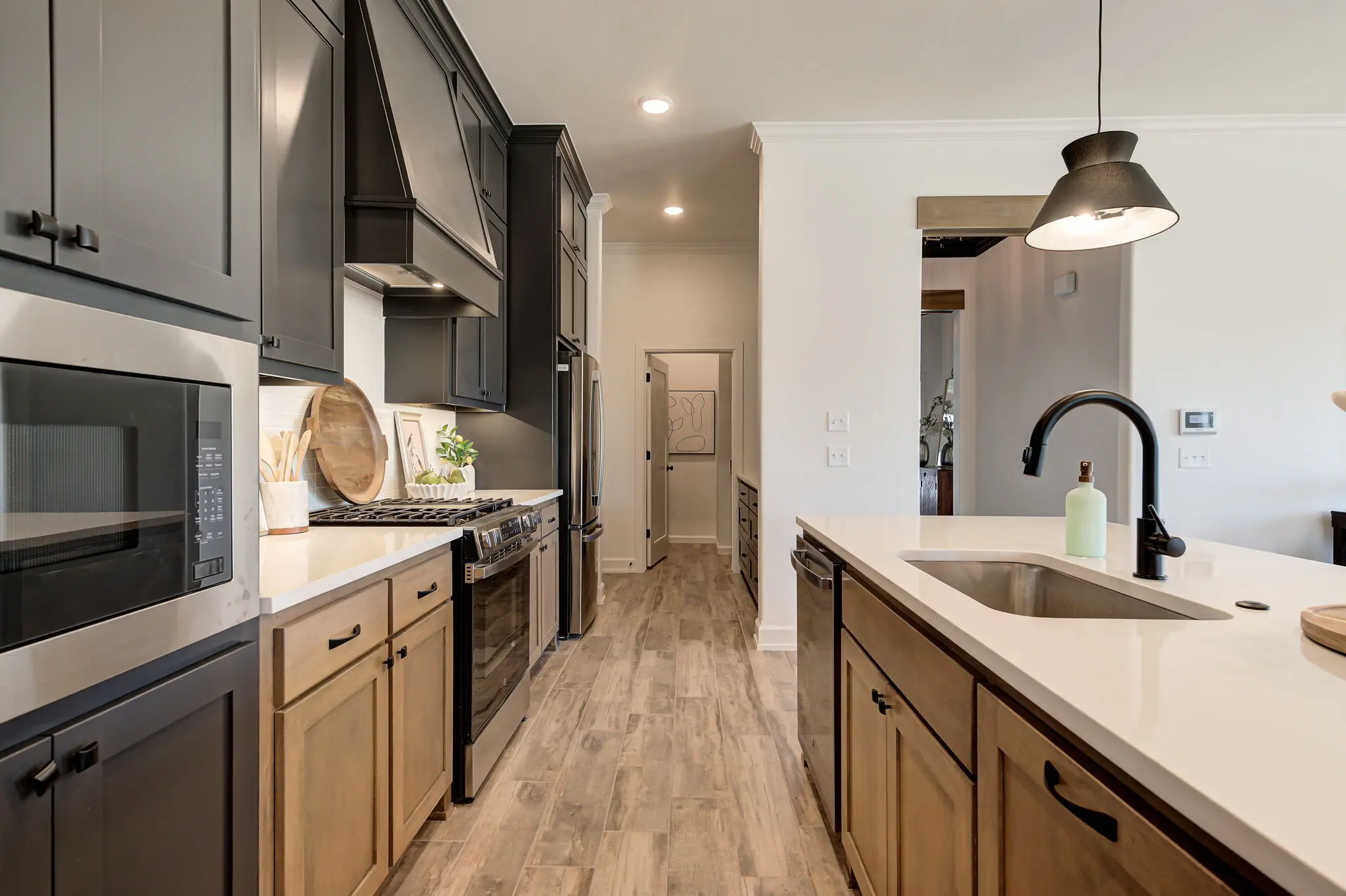 Example of Staged Boston floor plan - Features and Finishes may vary based on product availability