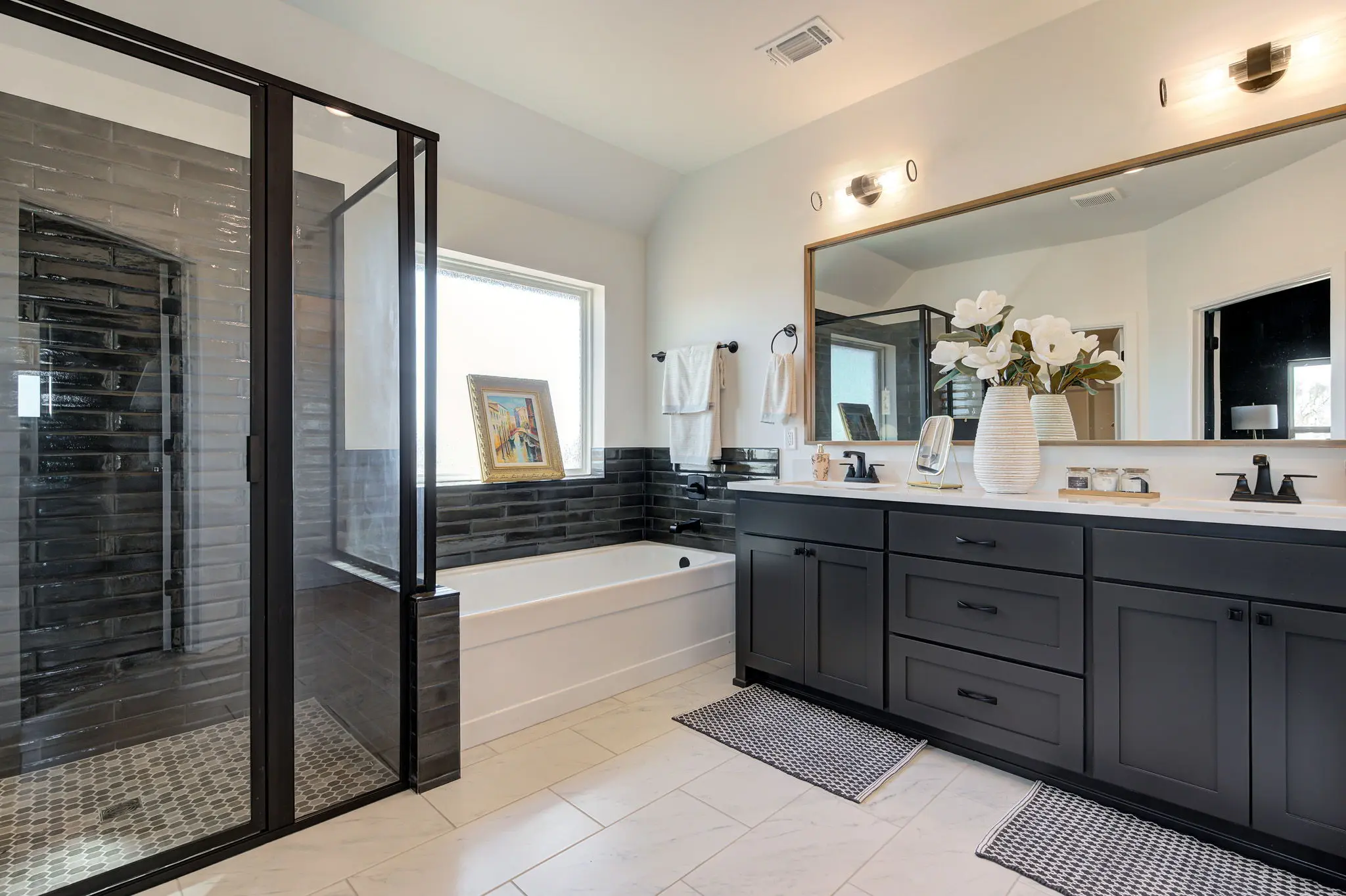 Example of Staged Boston floor plan - Features and Finishes may vary based on product availability
