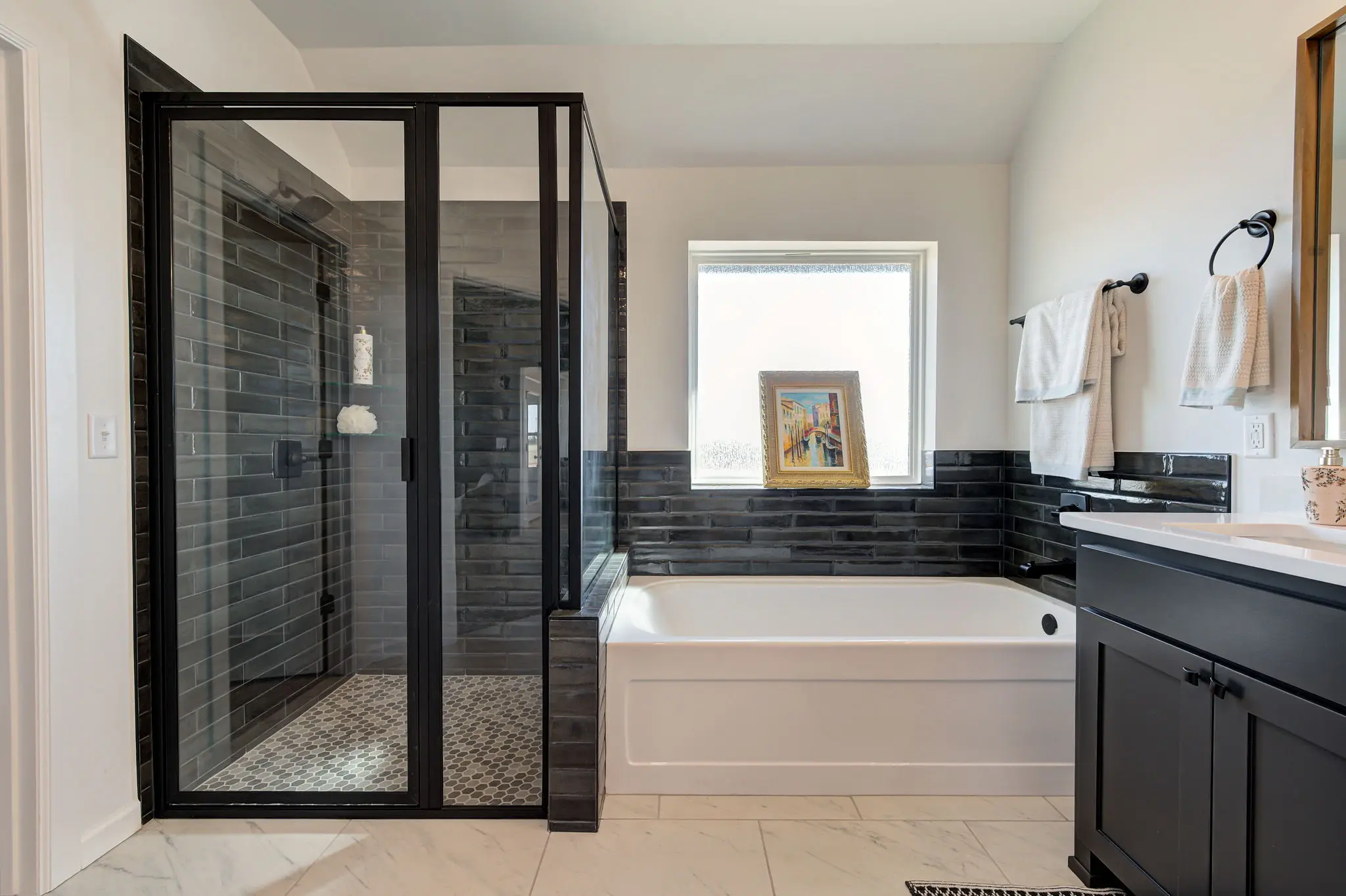 Example of Staged Boston floor plan - Features and Finishes may vary based on product availability