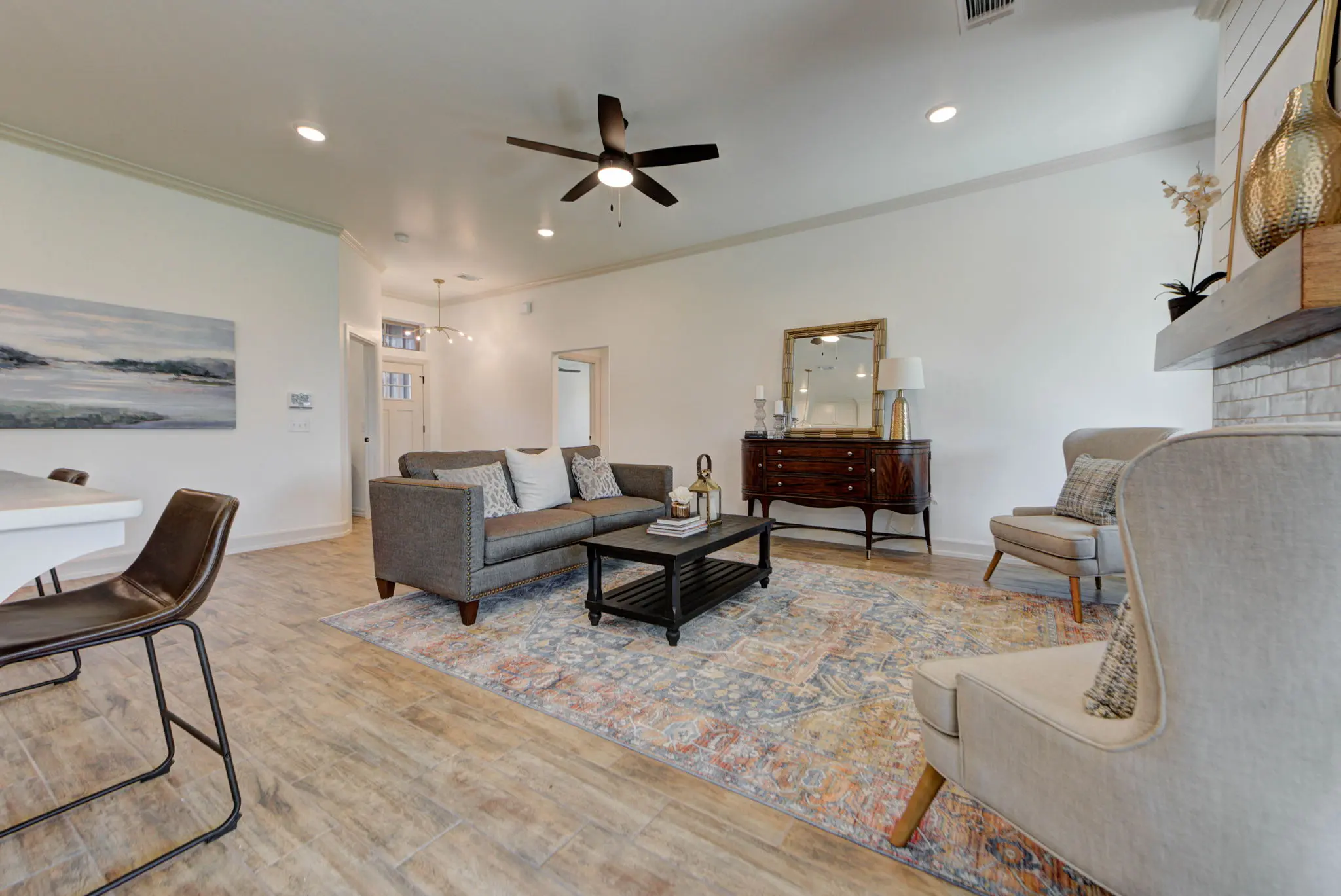 Example of staged Cherry Island floor plan - Features and Finishes may vary based on product availability