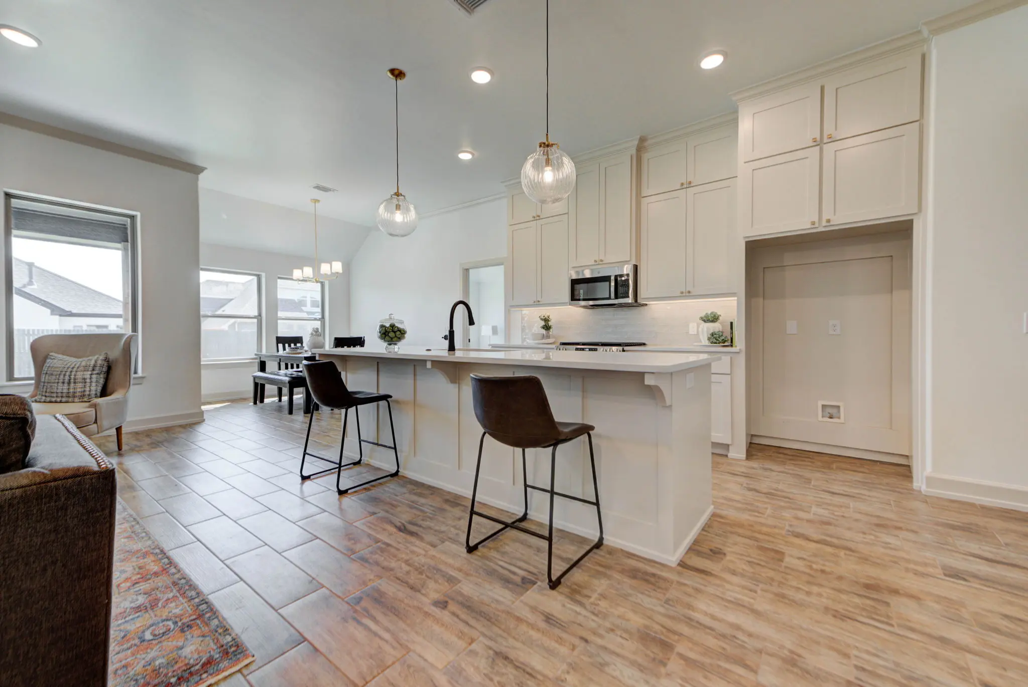 Example of staged Cherry Island floor plan - Features and Finishes may vary based on product availability