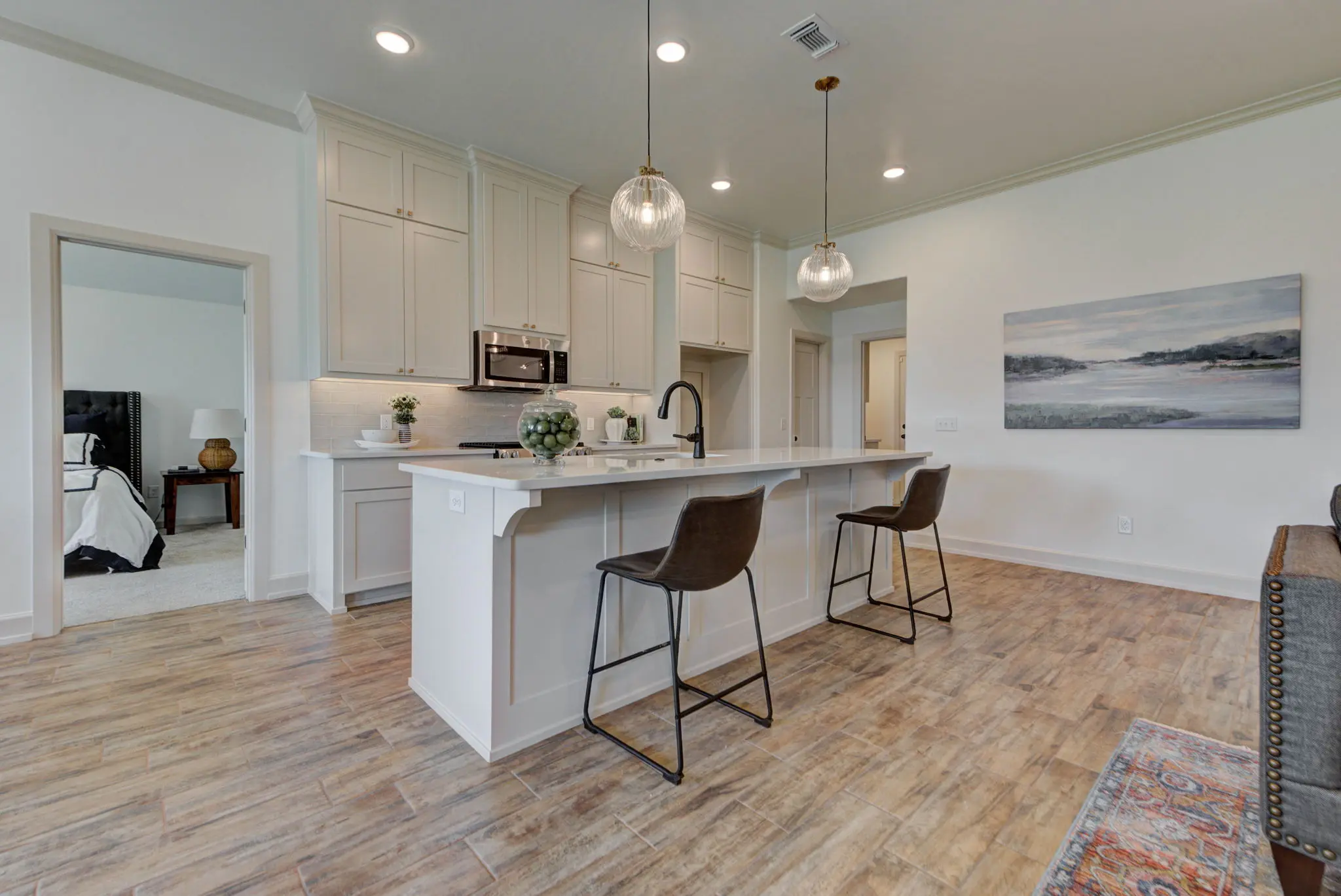 Example of staged Cherry Island floor plan - Features and Finishes may vary based on product availability