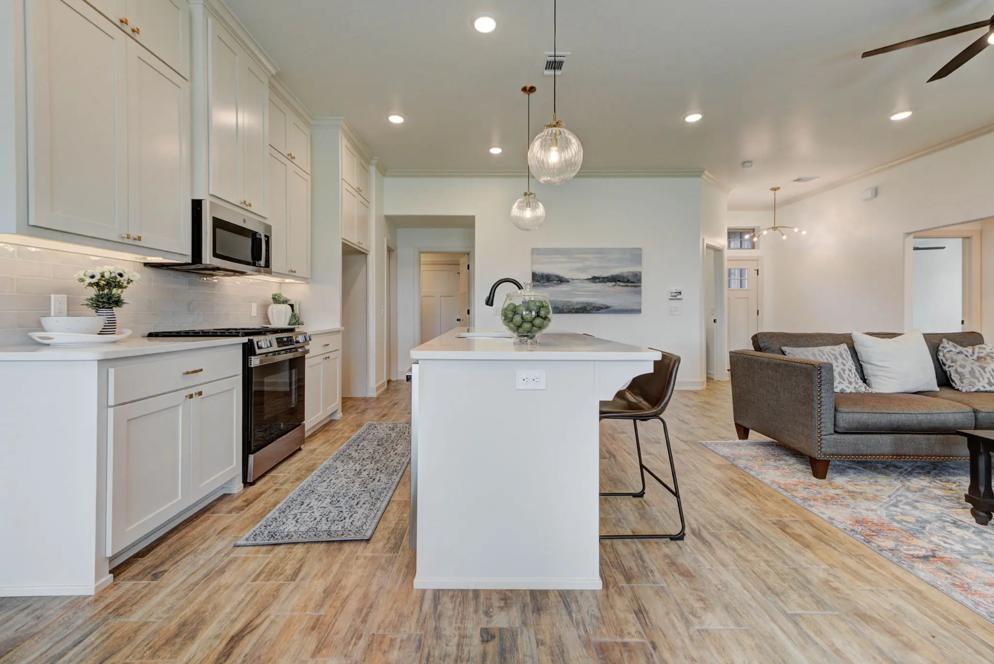 Example of staged Cherry Island floor plan - Features and Finishes may vary based on product availability