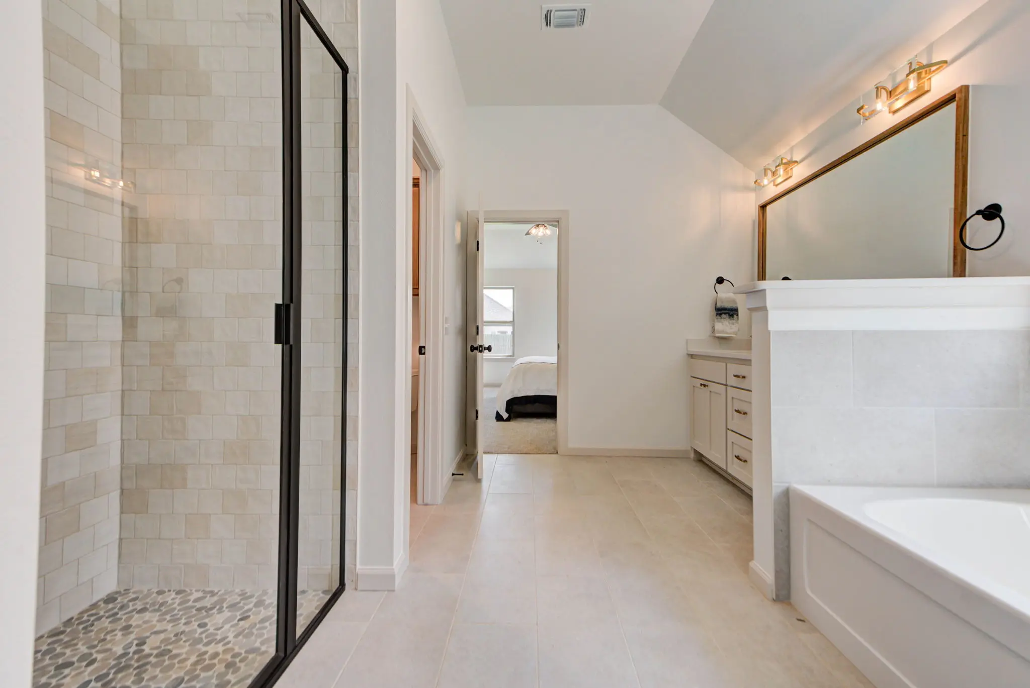 Example of staged Cherry Island floor plan - Features and Finishes may vary based on product availability