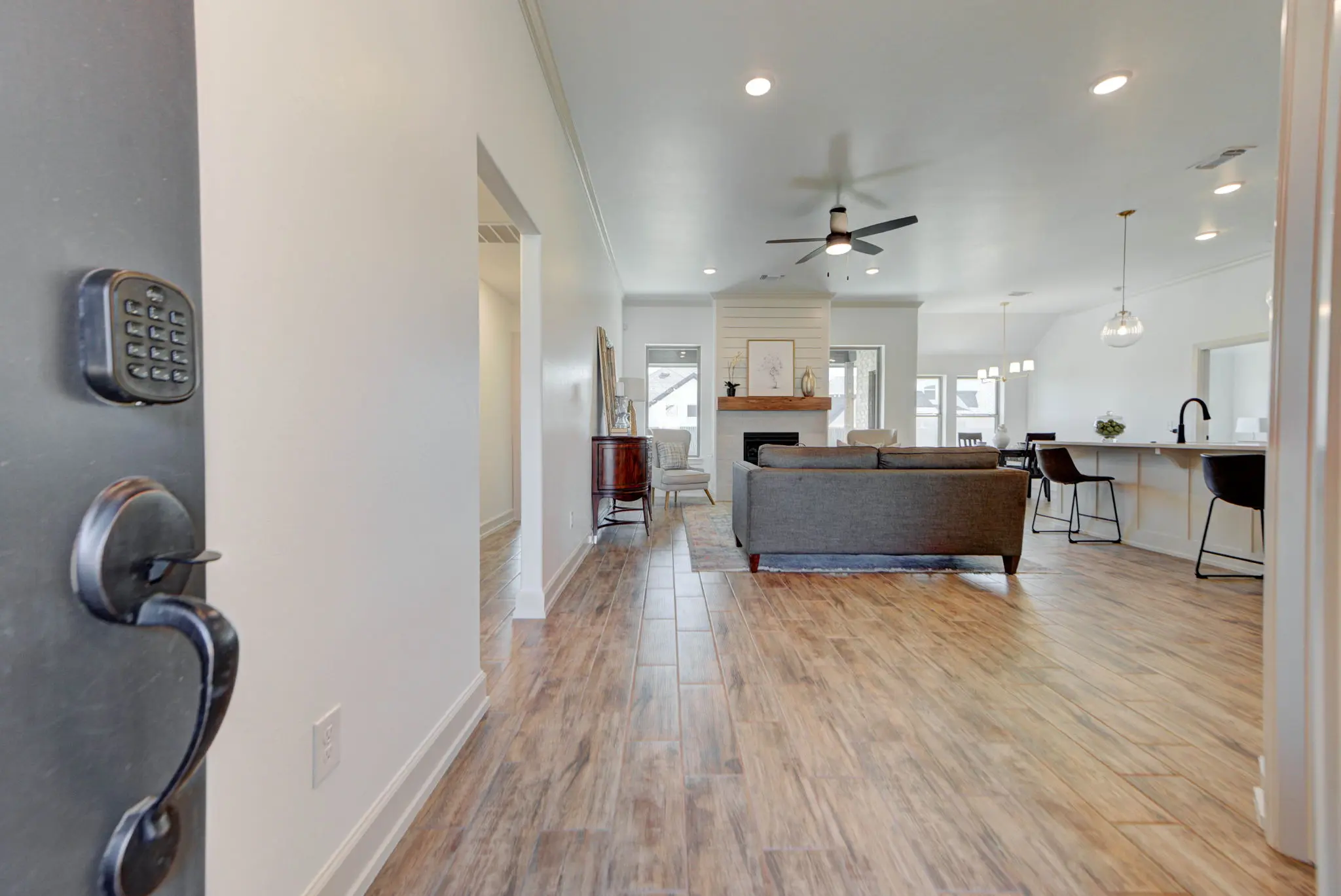 Example of staged Cherry Island floor plan - Features and Finishes may vary based on product availability