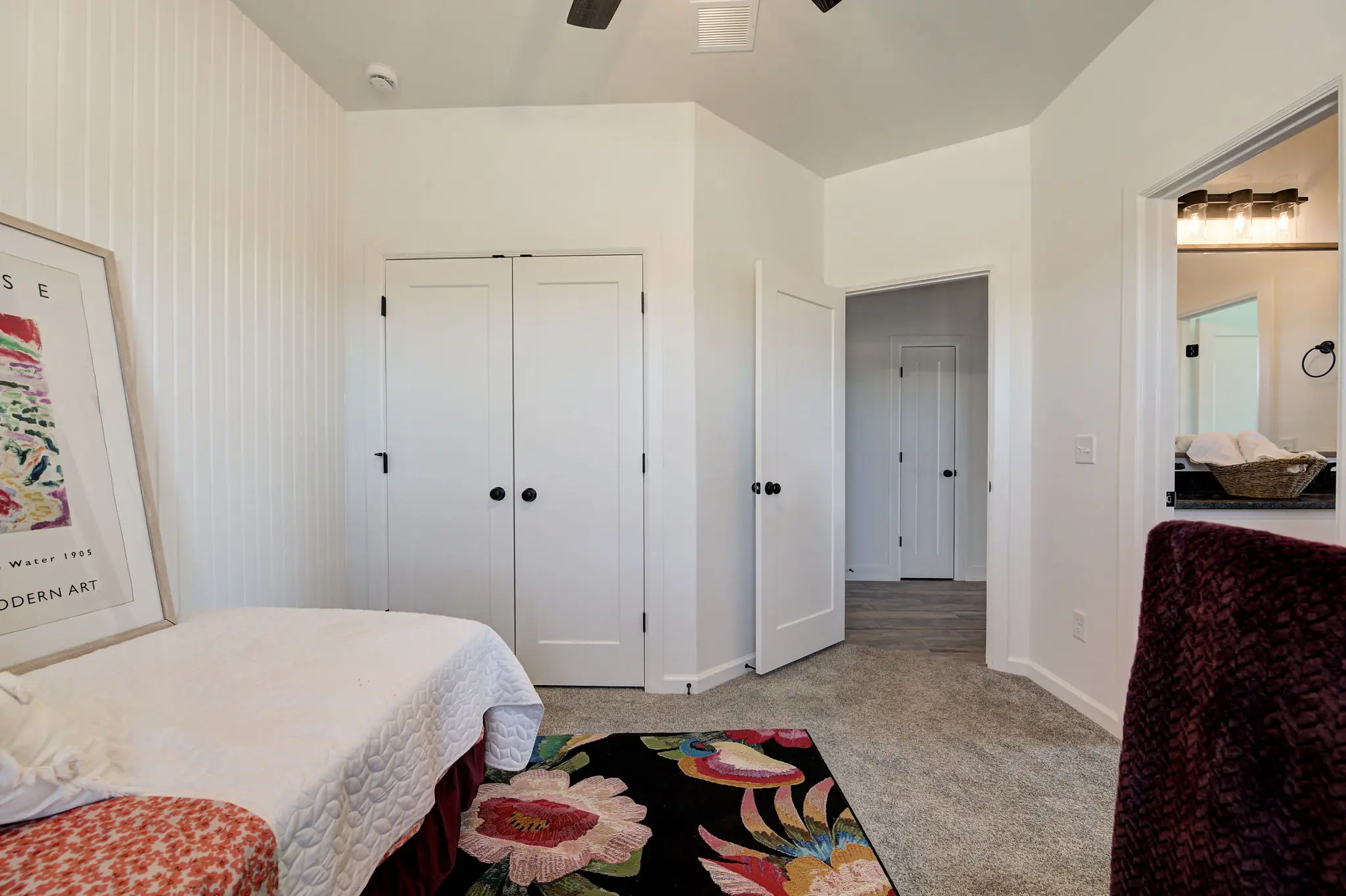 Example of Staged Boston floor plan - Features and Finishes may vary based on product availability