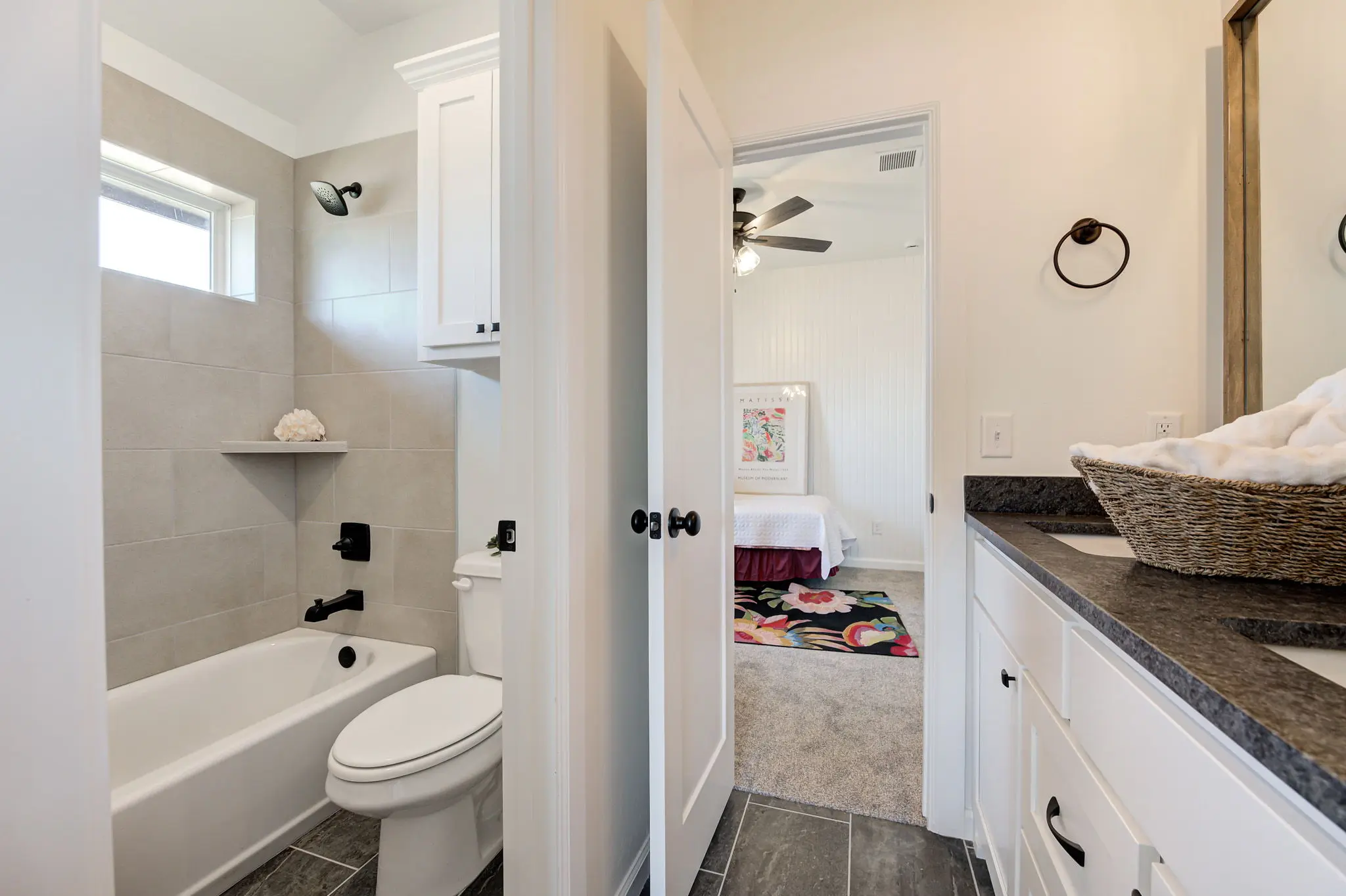 Example of Staged Boston floor plan - Features and Finishes may vary based on product availability