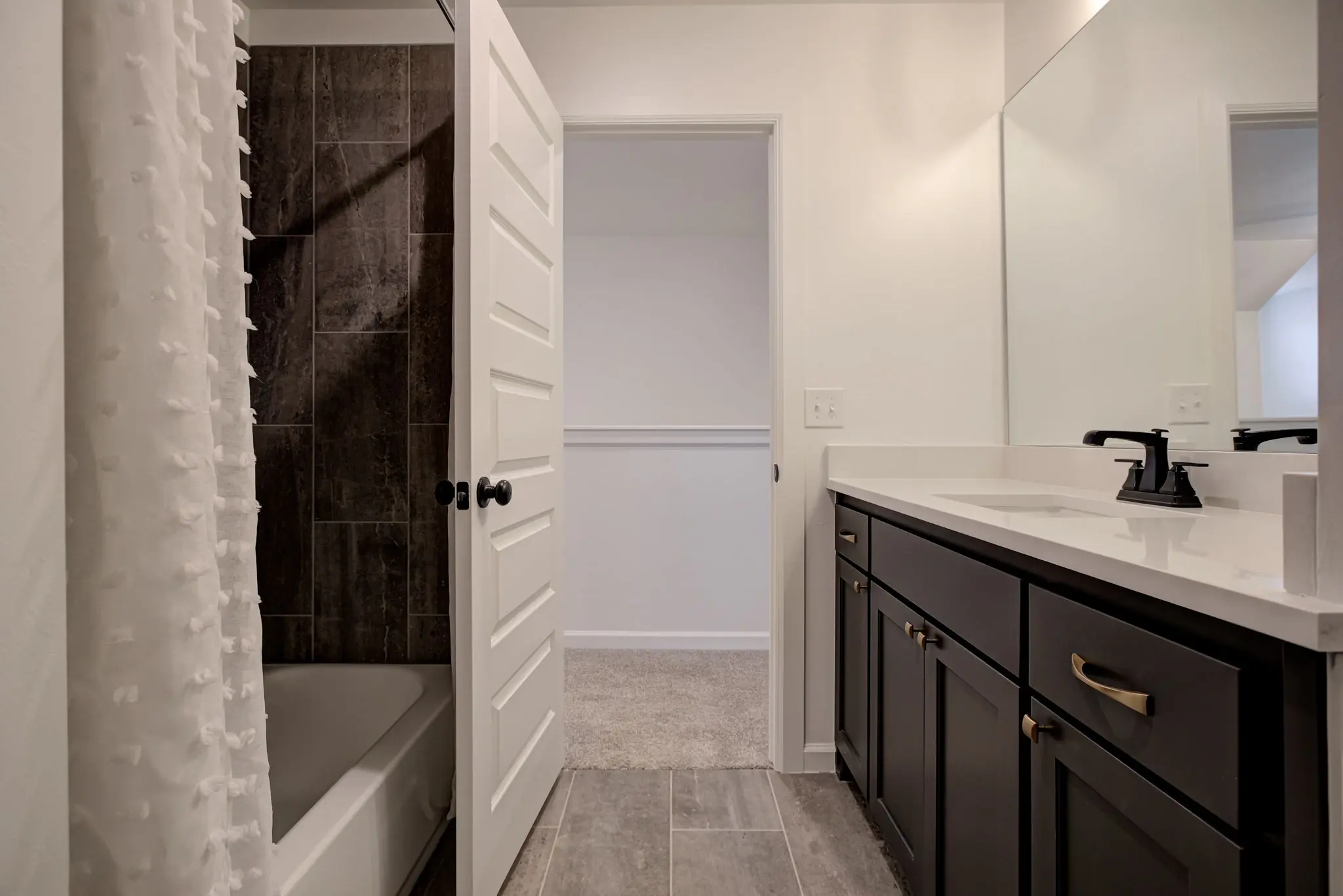 Example of Newport floor plan - Features and Finishes may vary based on product availability
