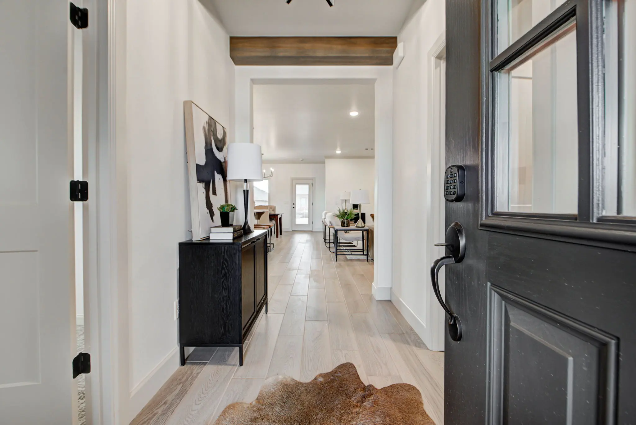 Example of staged Derby floor plan - Features and Finishes may vary based on product availability