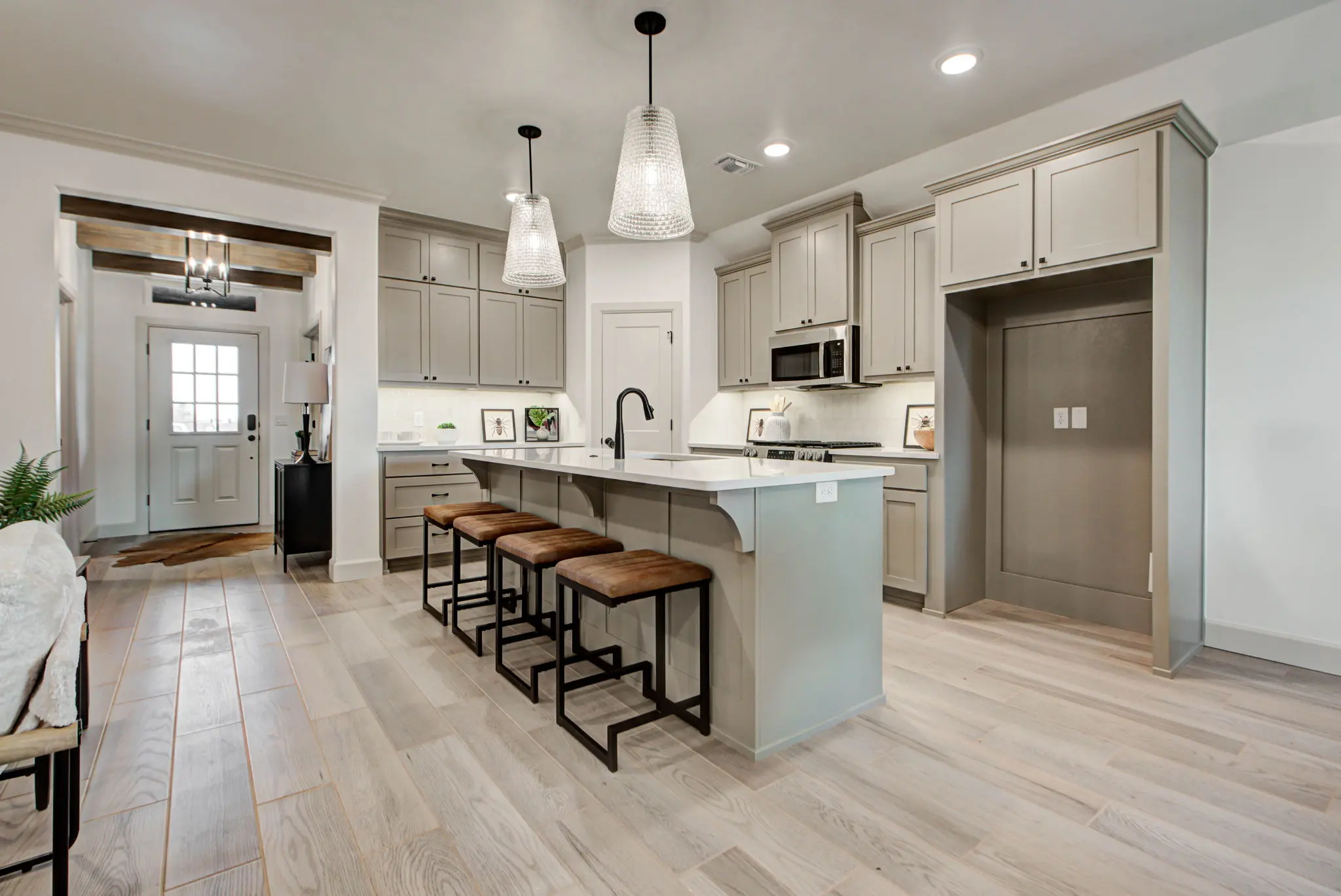 Example of staged Derby floor plan - Features and Finishes may vary based on product availability